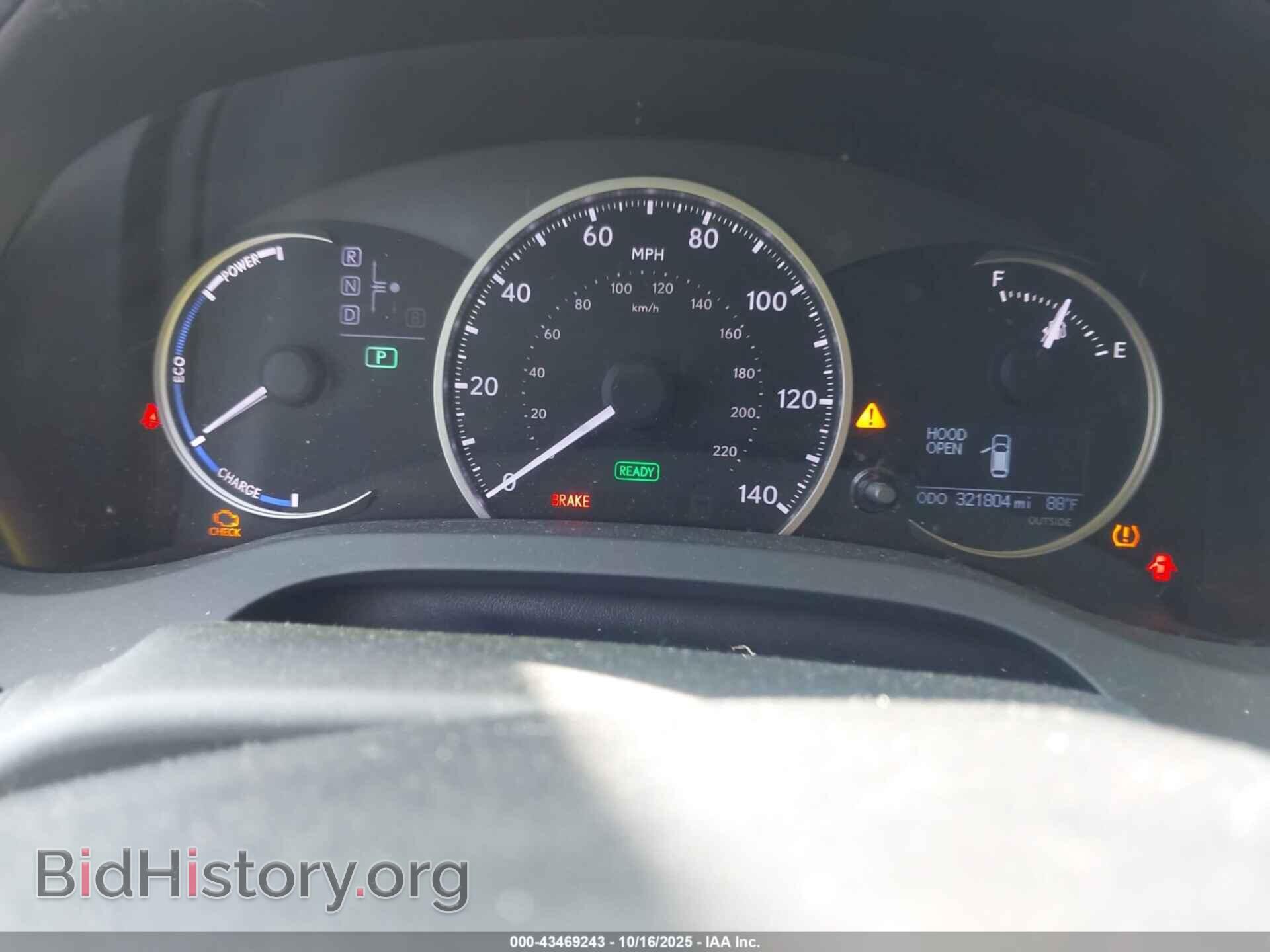 2011 LEXUS CT 200H - VIN: JTHKD5BH9B2029192 - Фото 7