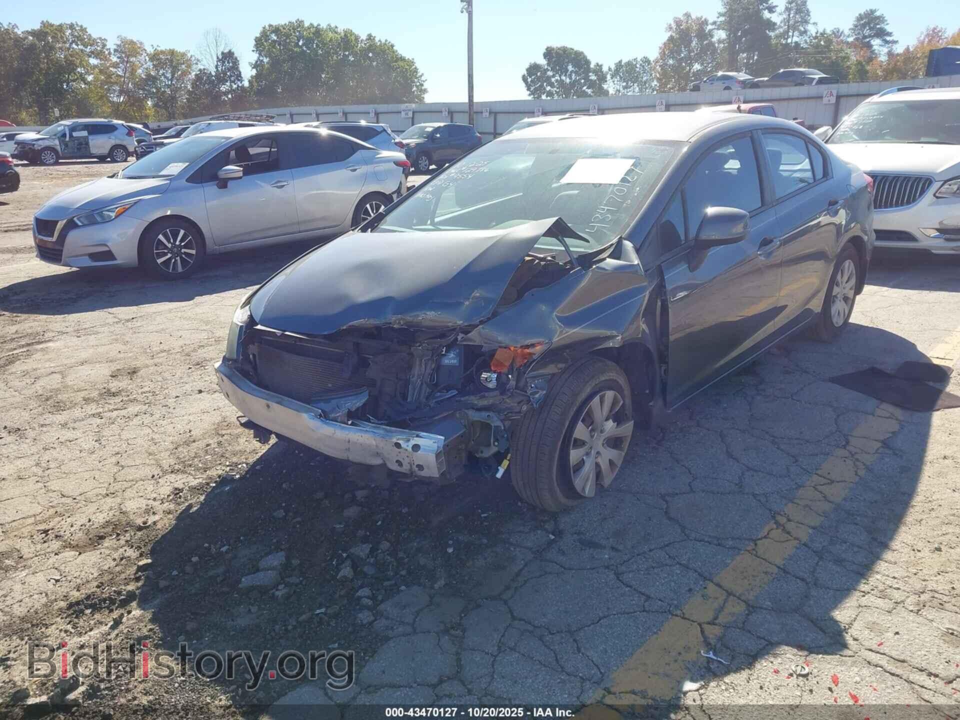 2012 HONDA CIVIC - VIN: 19XFB2F54CE089554 - Фото 2