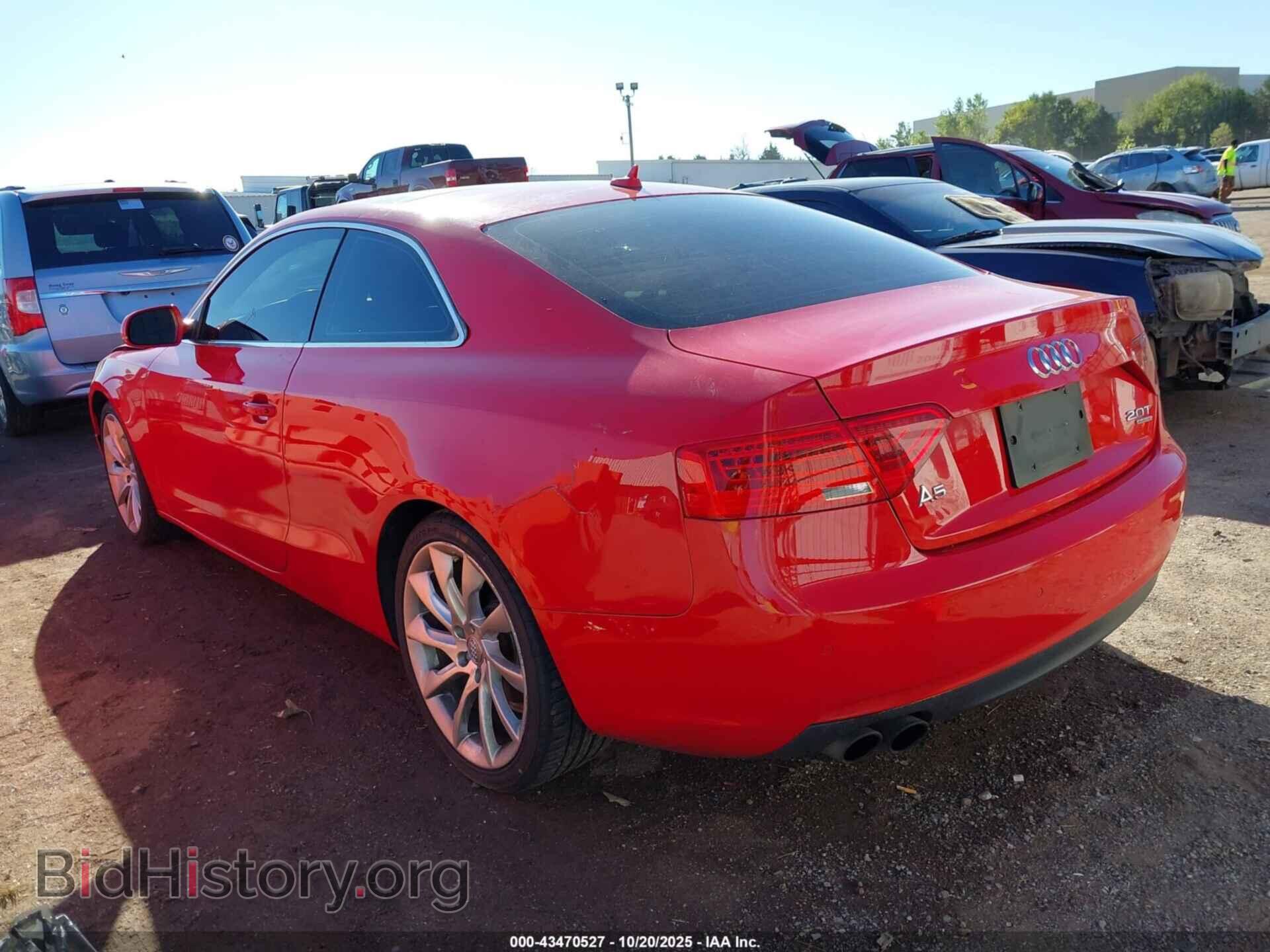 2013 AUDI A5 - VIN: WAULFAFR0DA022990 - Фото 3