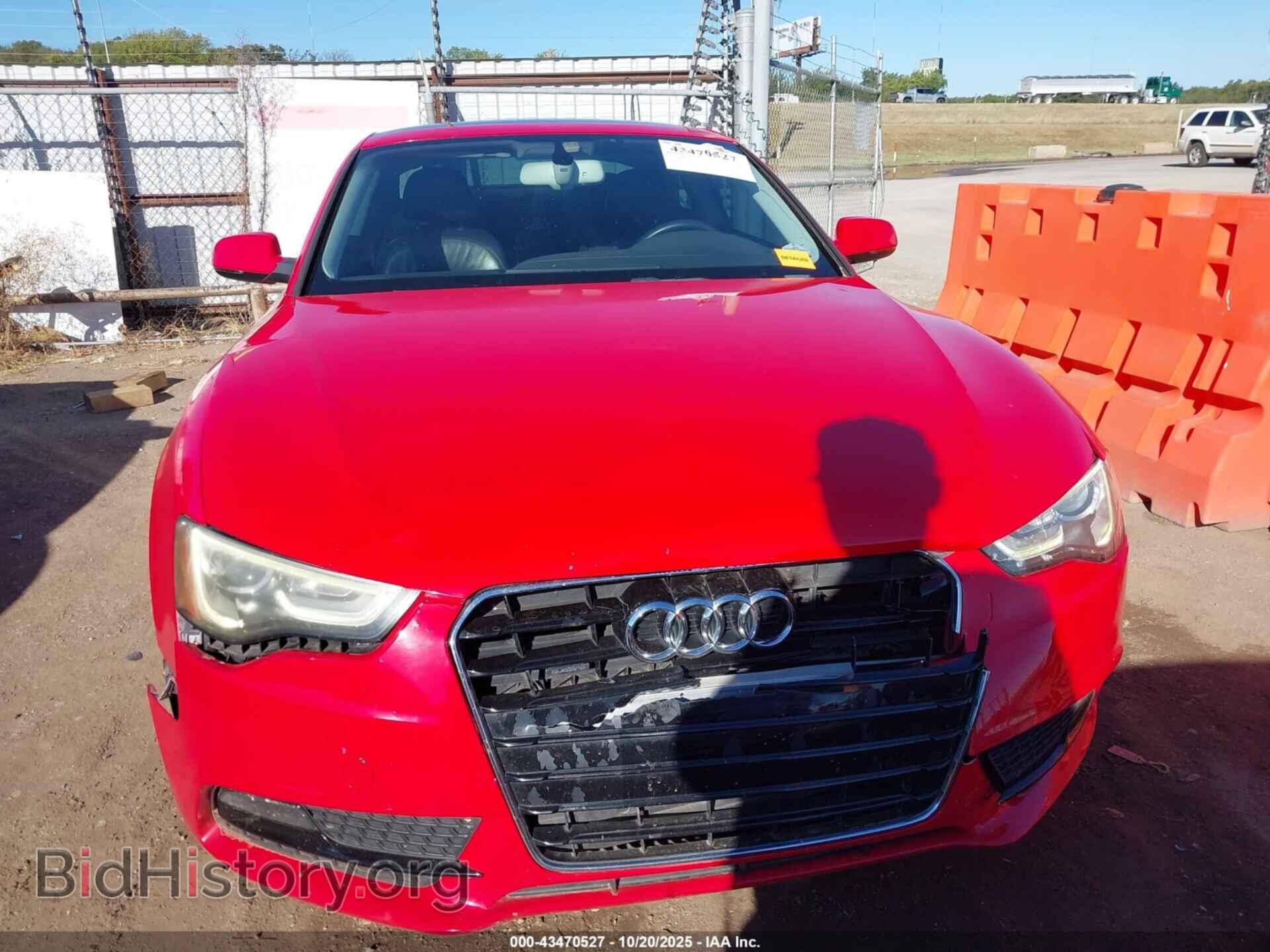 2013 AUDI A5 - VIN: WAULFAFR0DA022990 - Фото 6
