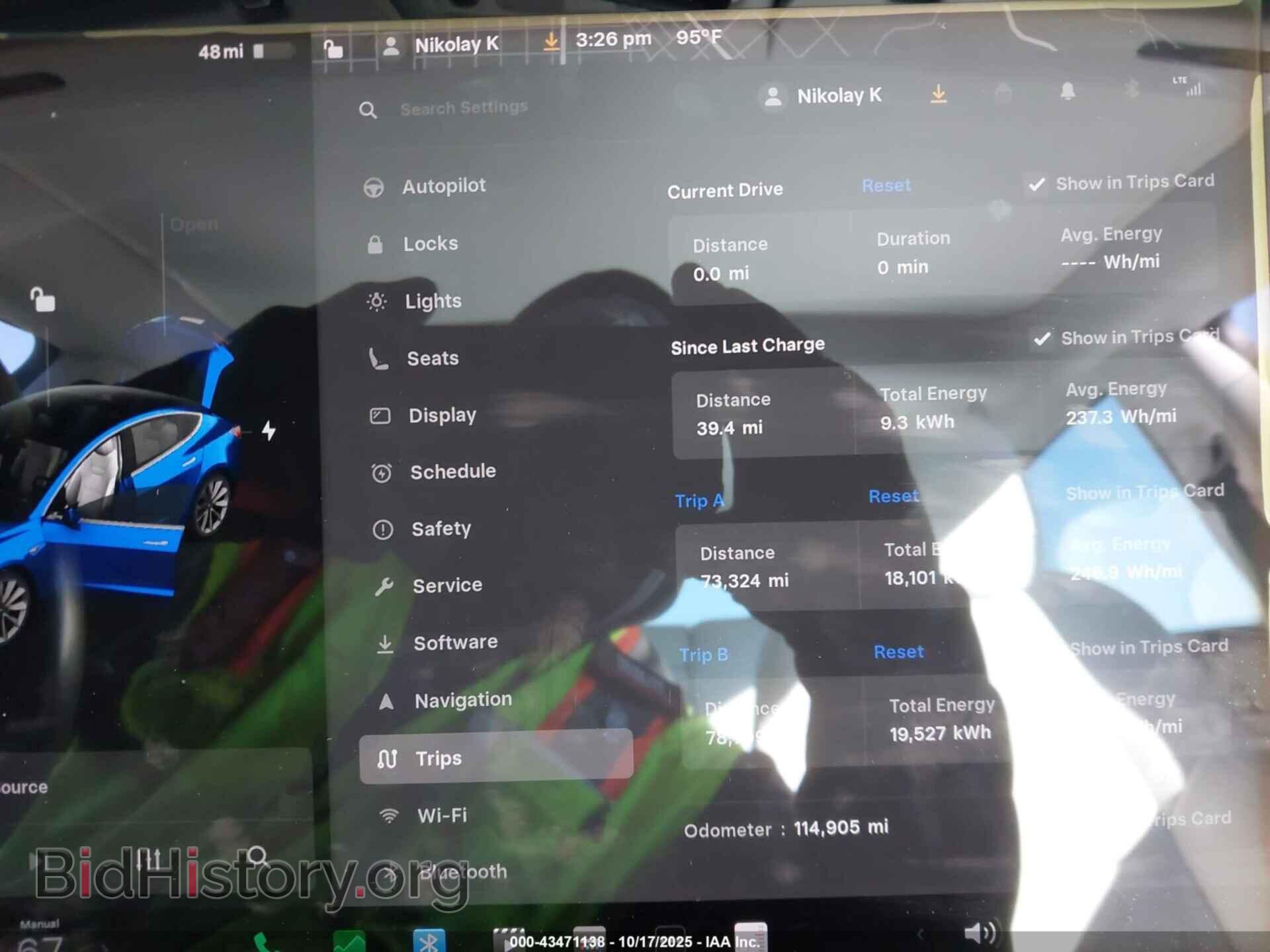 2019 TESLA MODEL 3 - VIN: 5YJ3E1EA4KF413226 - Фото 7
