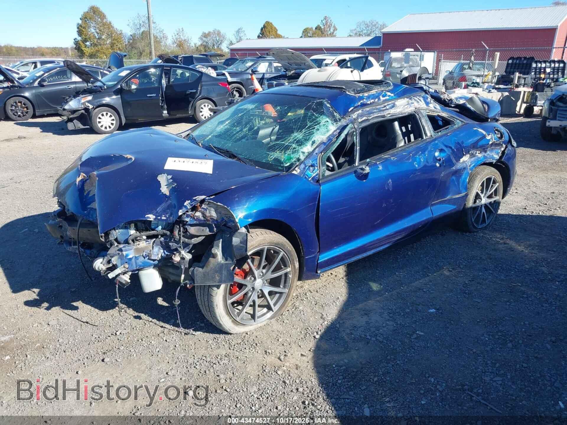 2009 MITSUBISHI ECLIPSE - VIN: 4A3AK34T69E014521 - Фото 2