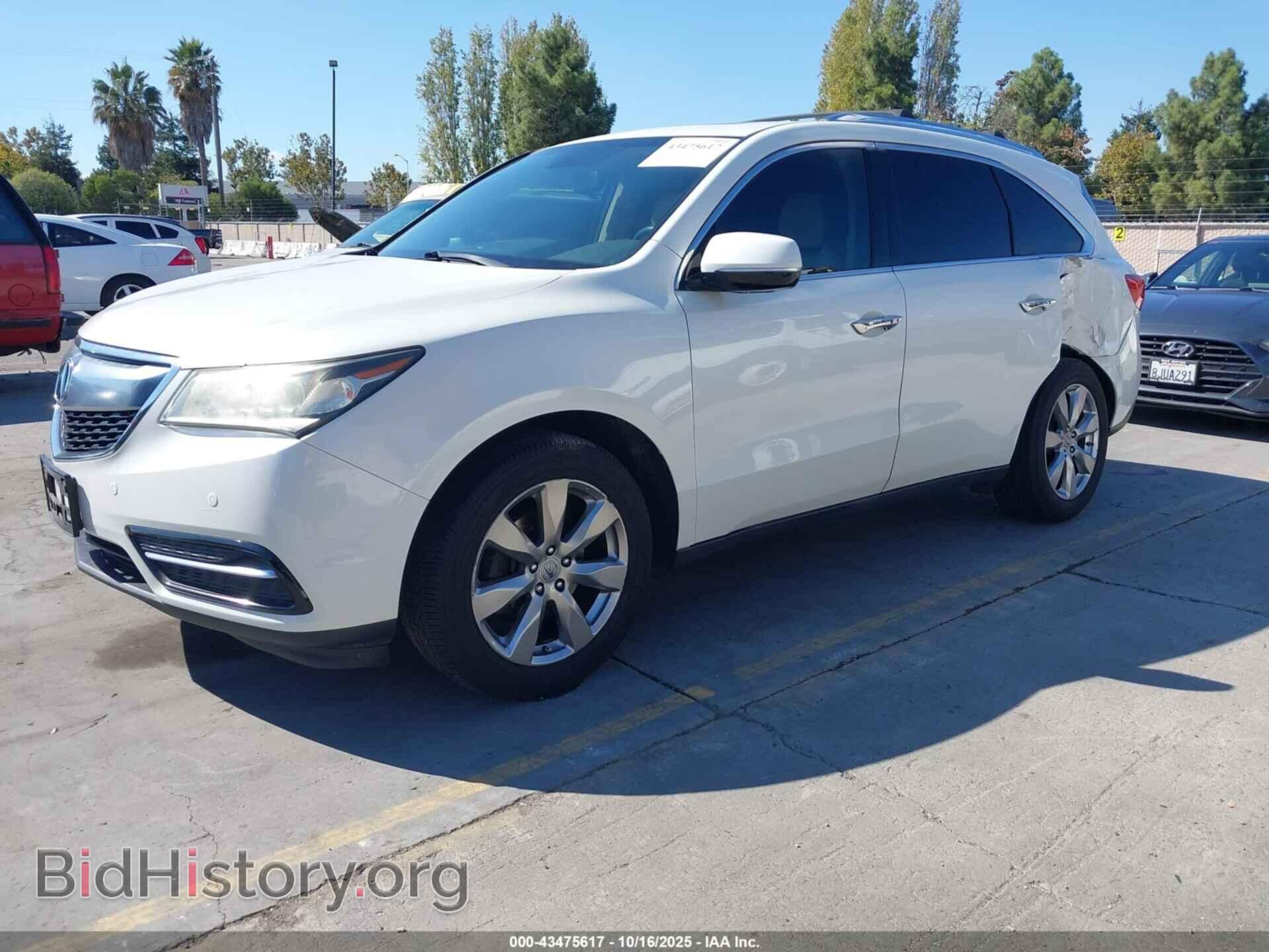 2015 ACURA MDX - VIN: 5FRYD4H85FB024764 - Фото 2