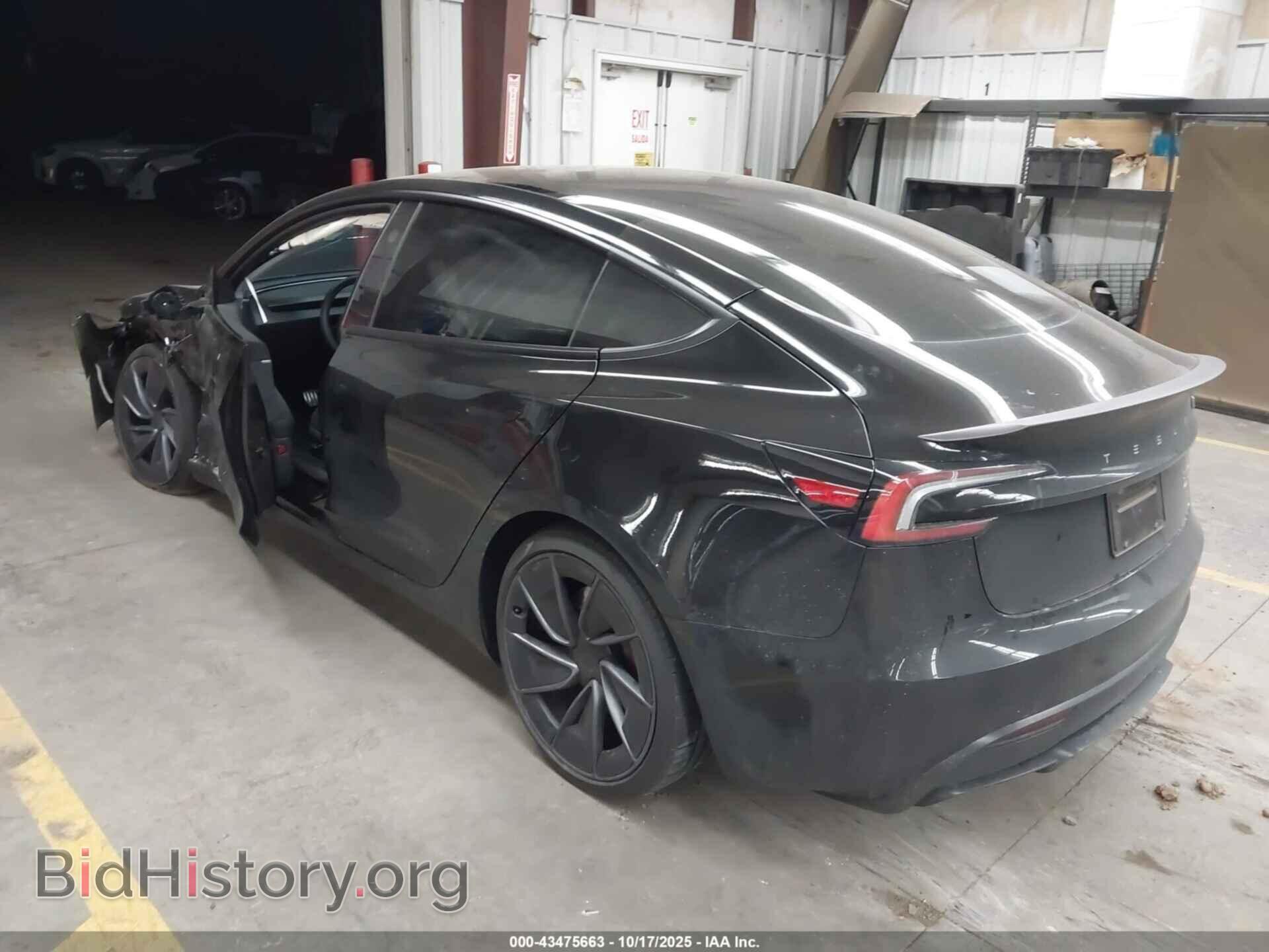 2024 TESLA MODEL 3 - VIN: 5YJ3E1ET5RF825103 - Фото 3