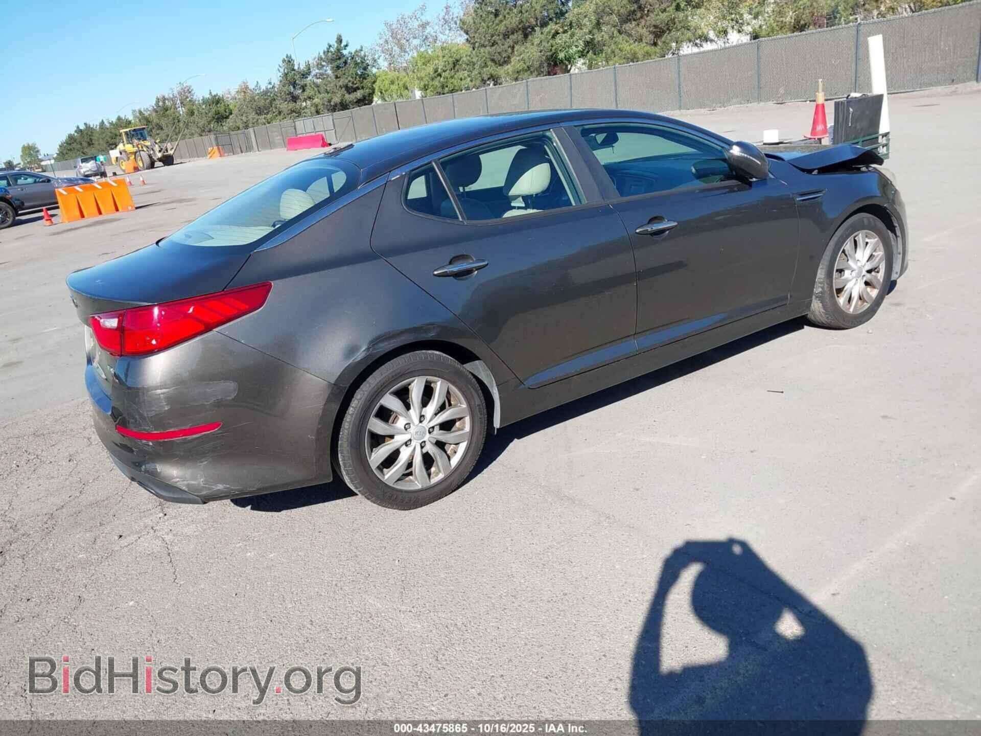2014 KIA OPTIMA - VIN: 5XXGN4A75EG319807 - Фото 4