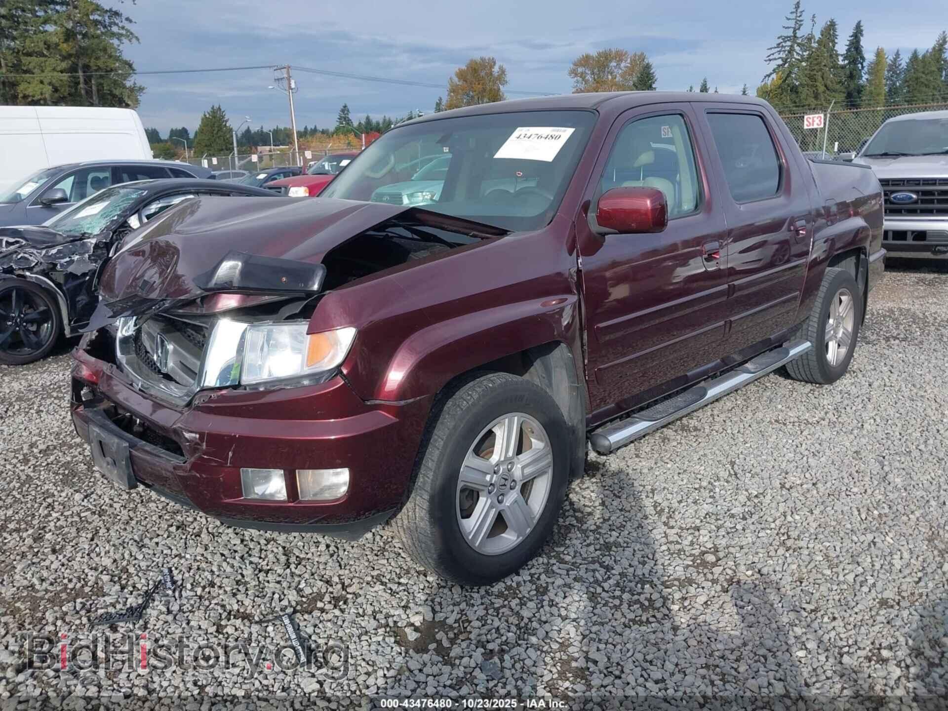 2011 HONDA RIDGELINE - VIN: 5FPYK1F58BB009482 - Фото 2