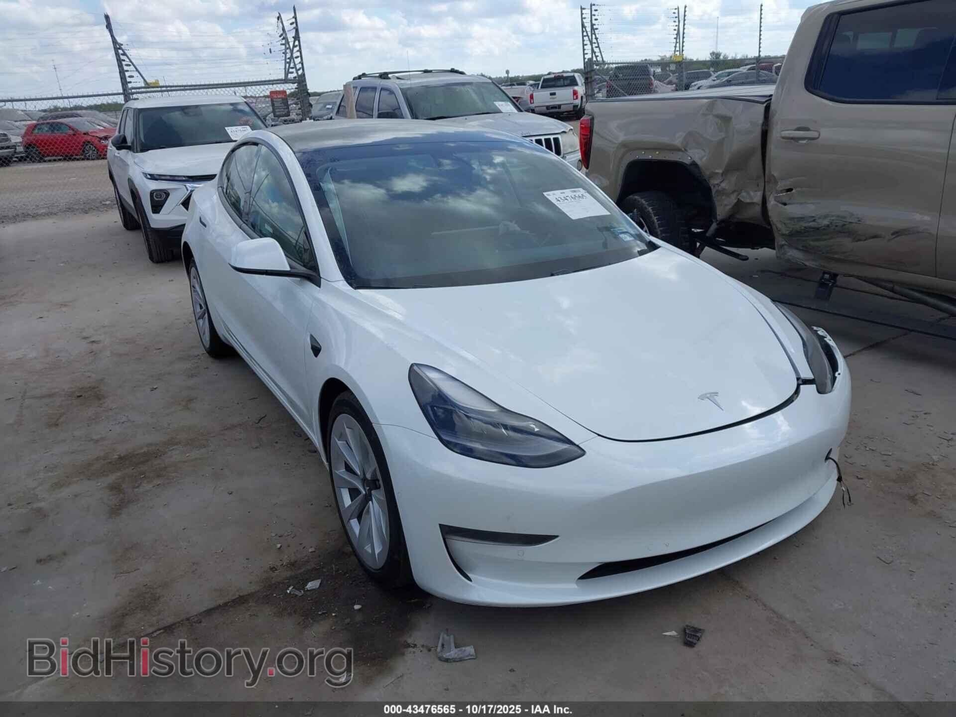 Photo 5YJ3E1EA7MF057048 - TESLA MODEL 3 2021