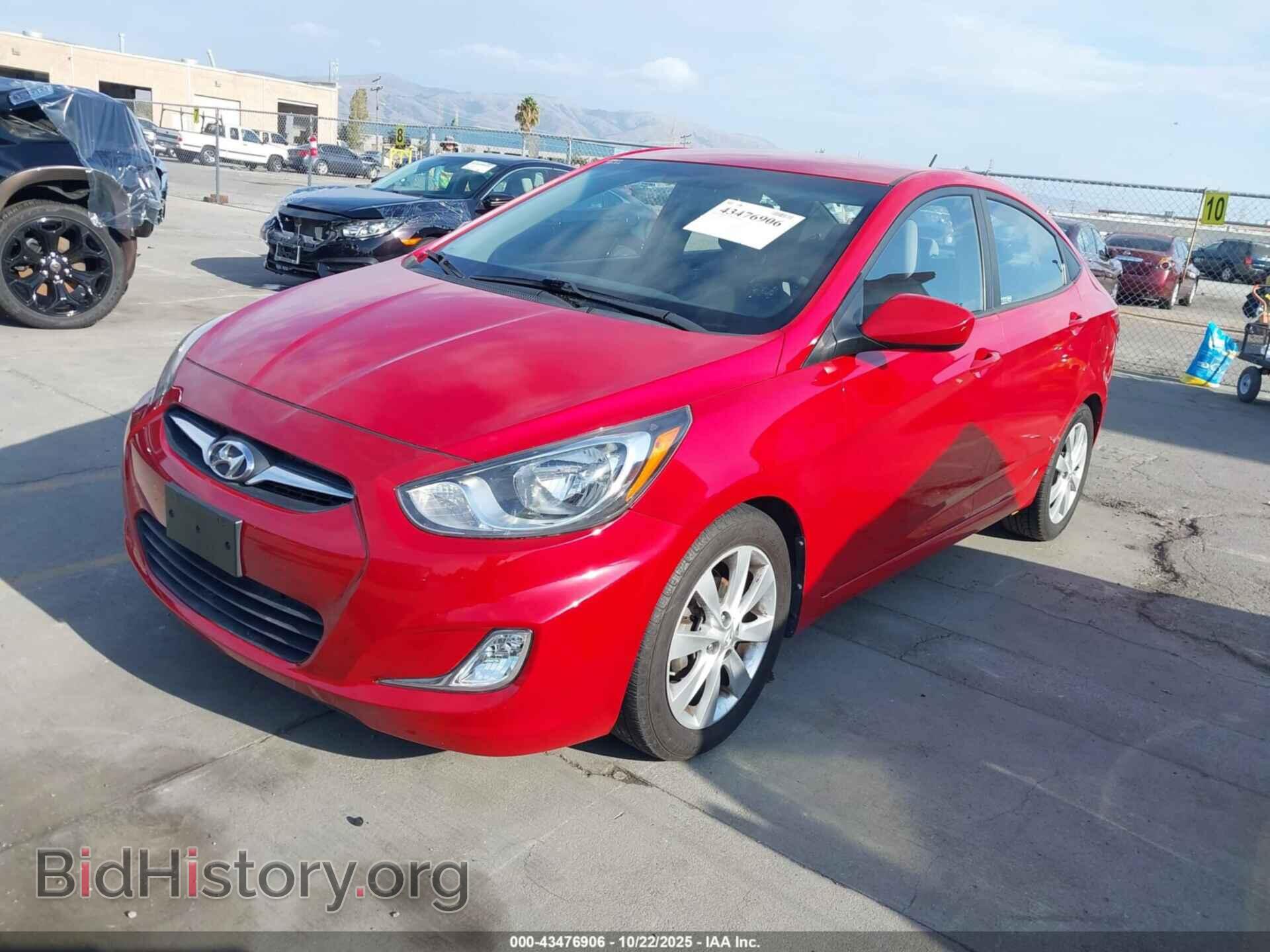 2012 HYUNDAI ACCENT - VIN: KMHCU4AE6CU057105 - Фото 2