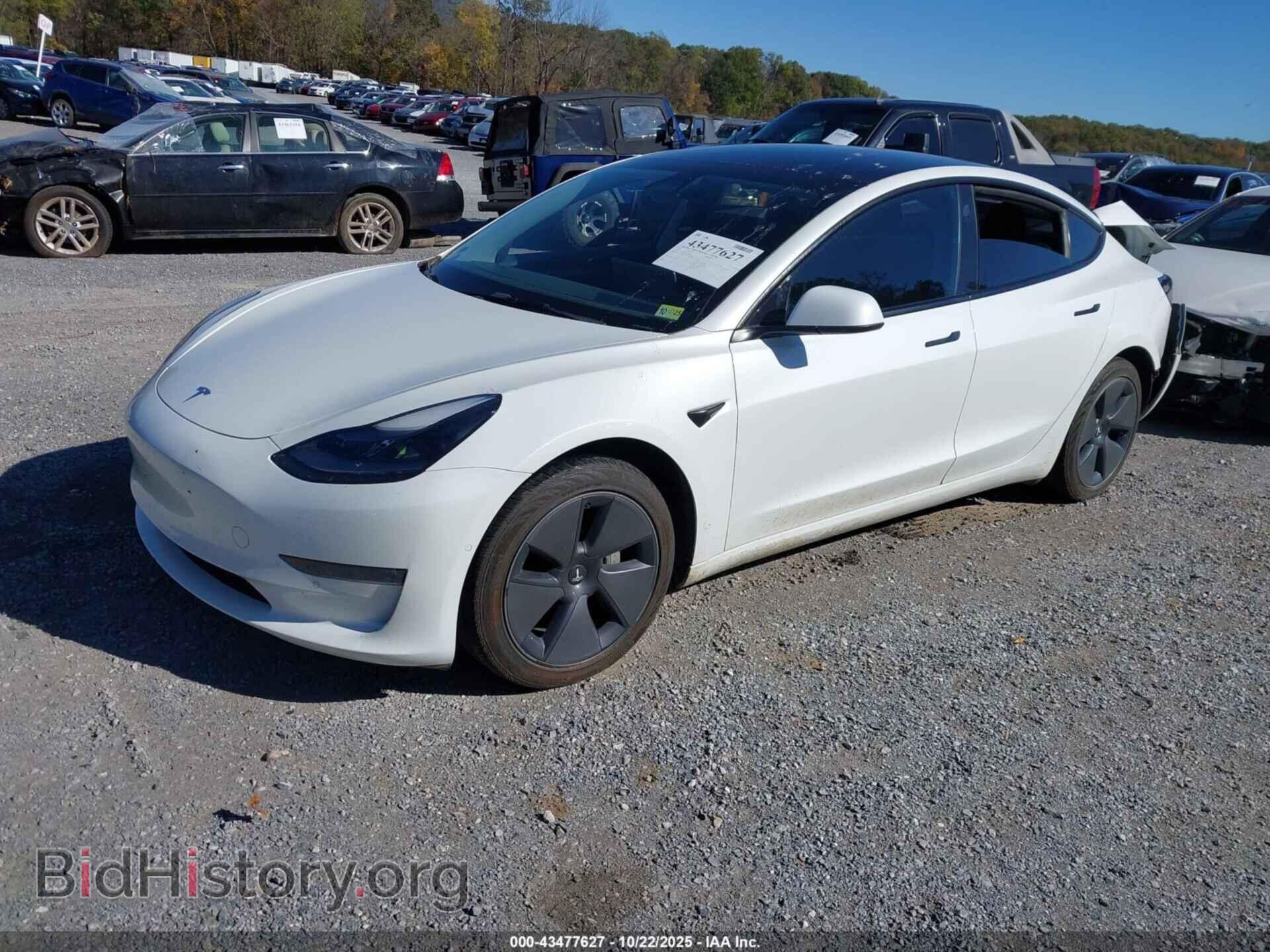 2022 TESLA MODEL 3 - VIN: 5YJ3E1EB7NF103083 - Фото 2