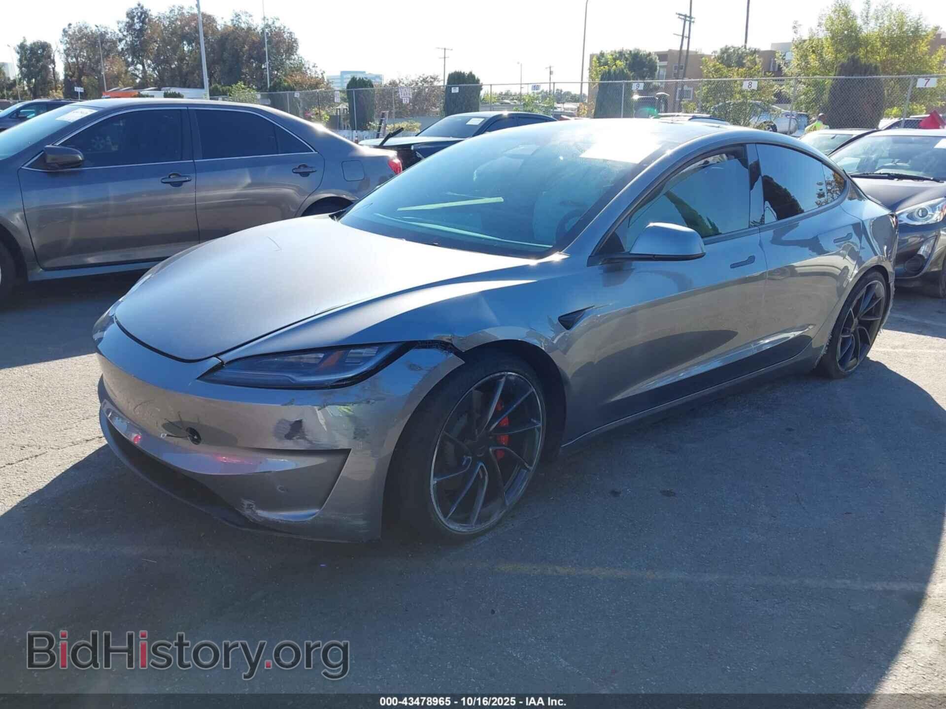 2024 TESLA MODEL 3 - VIN: 5YJ3E1ET1RF853397 - Фото 2
