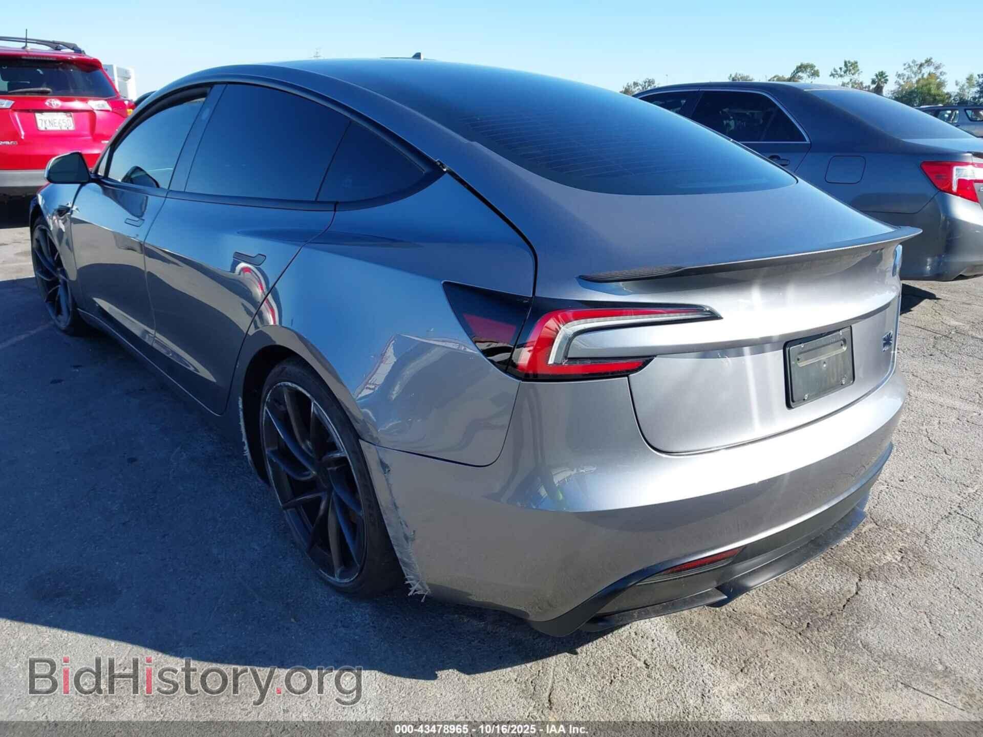 2024 TESLA MODEL 3 - VIN: 5YJ3E1ET1RF853397 - Фото 3