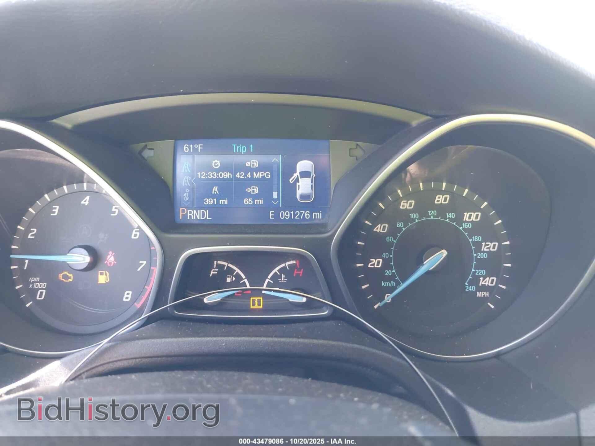 2014 FORD FOCUS - VIN: 1FADP3F29EL391376 - Фото 7