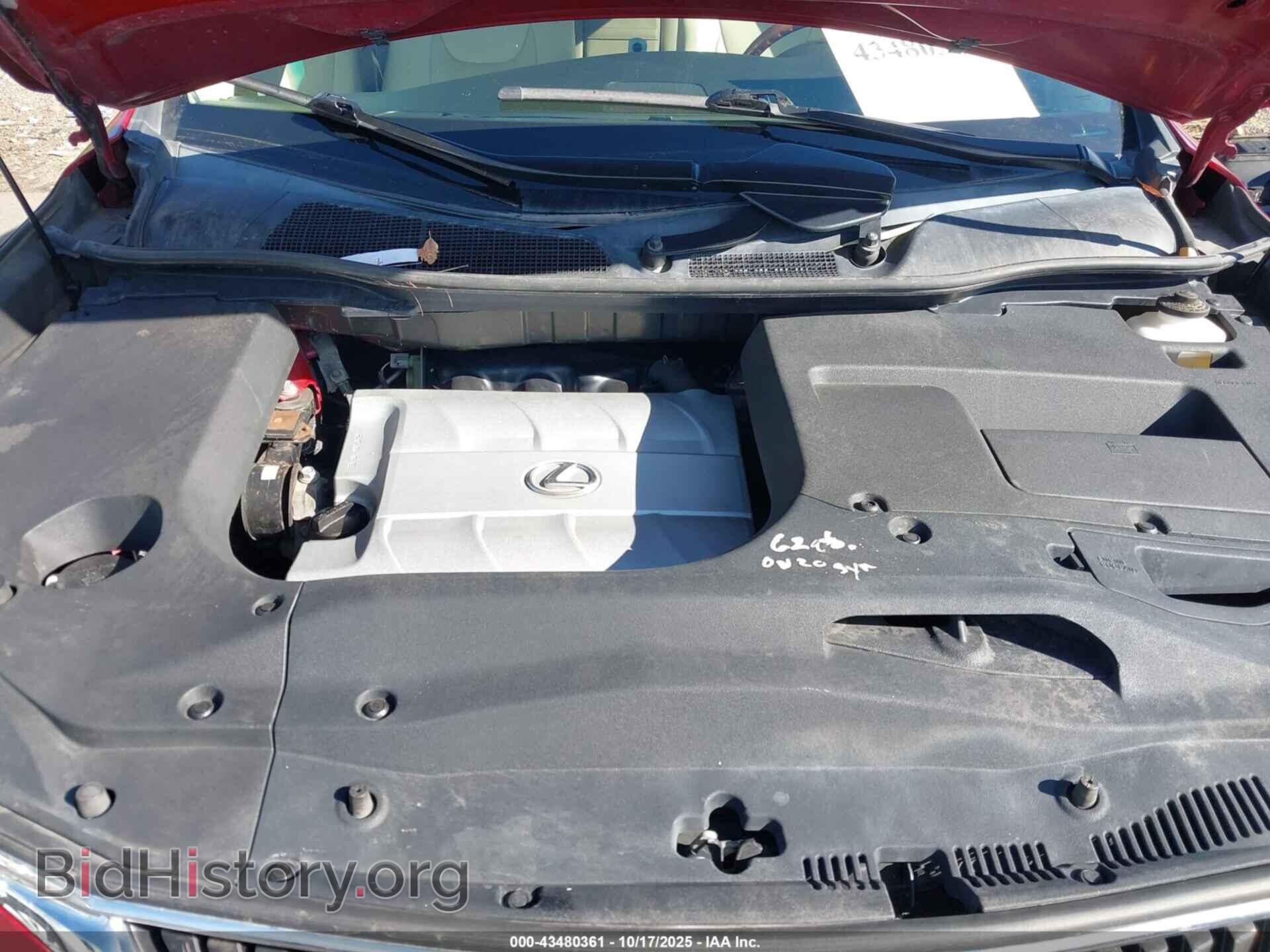 2010 LEXUS RX 350 - VIN: 2T2BK1BA3AC028215 - Фото 10