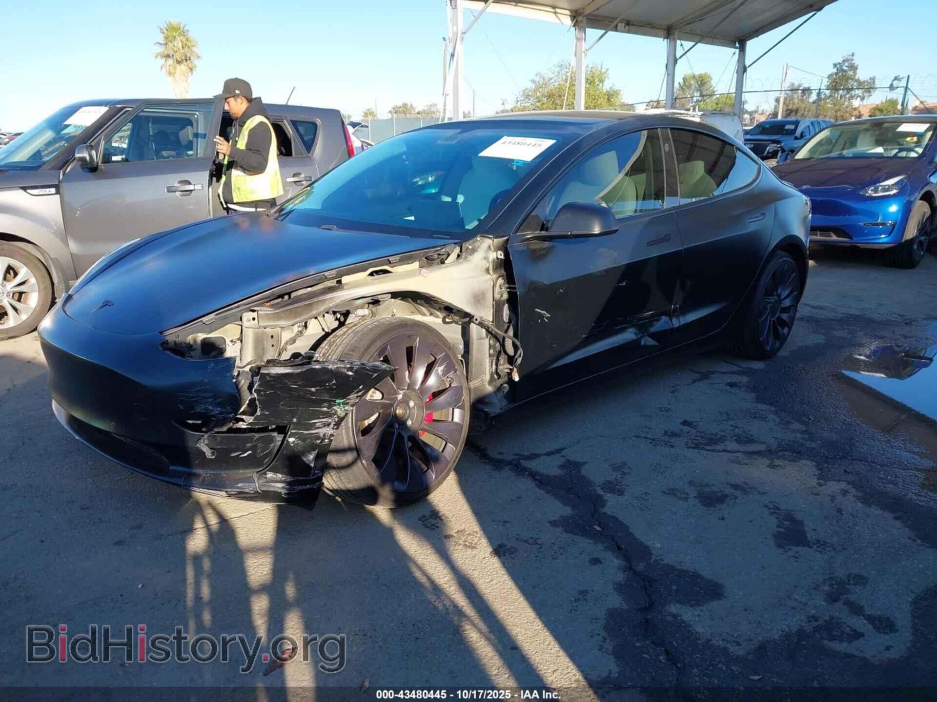 2021 TESLA MODEL 3 - VIN: 5YJ3E1EC7MF856345 - Фото 2