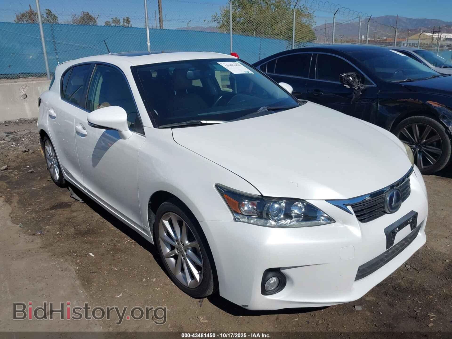 Фотография JTHKD5BH7D2148765 - LEXUS CT 200H 2013