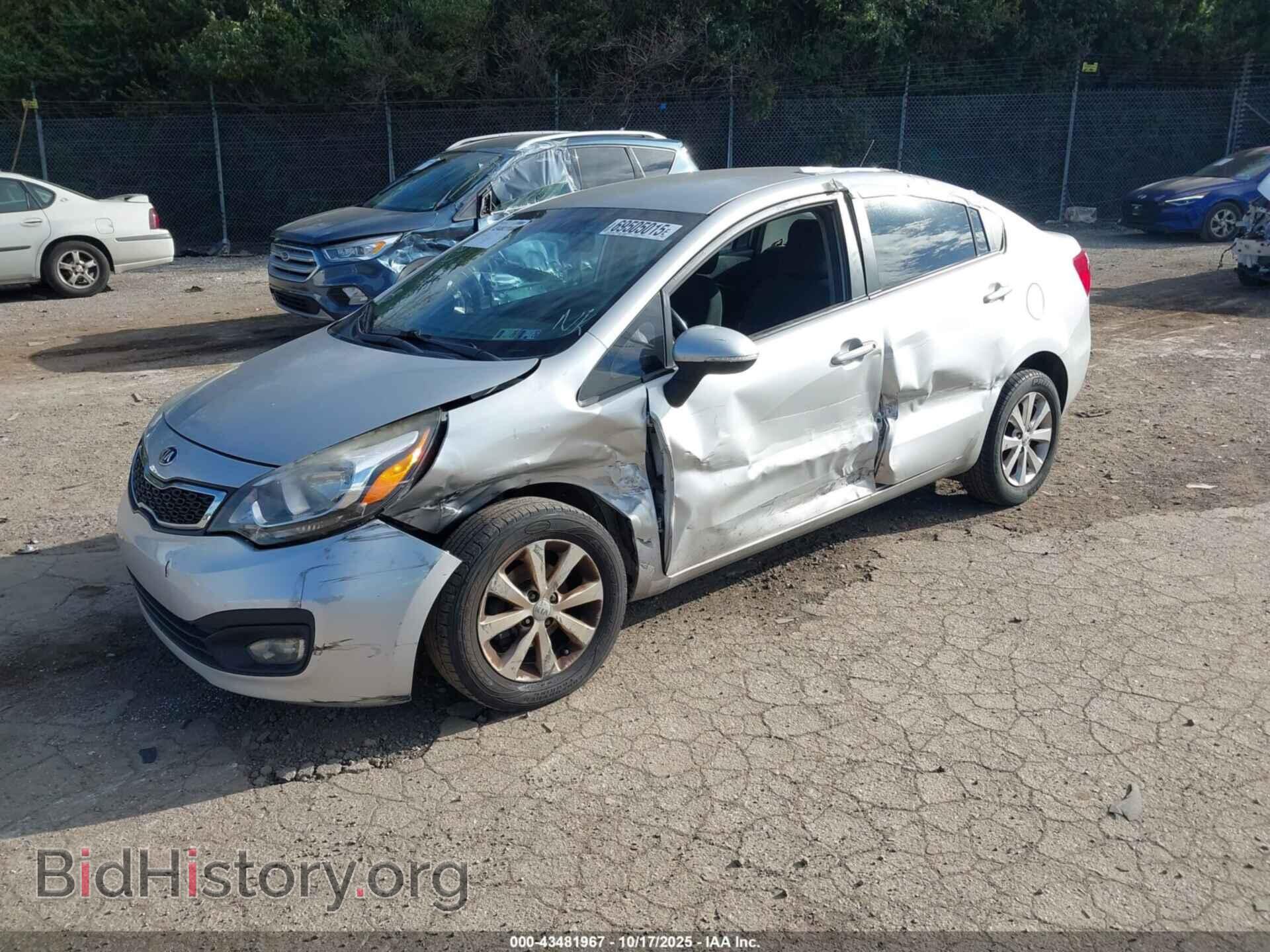 2014 KIA RIO - VIN: KNADN4A35E6416615 - Фото 2