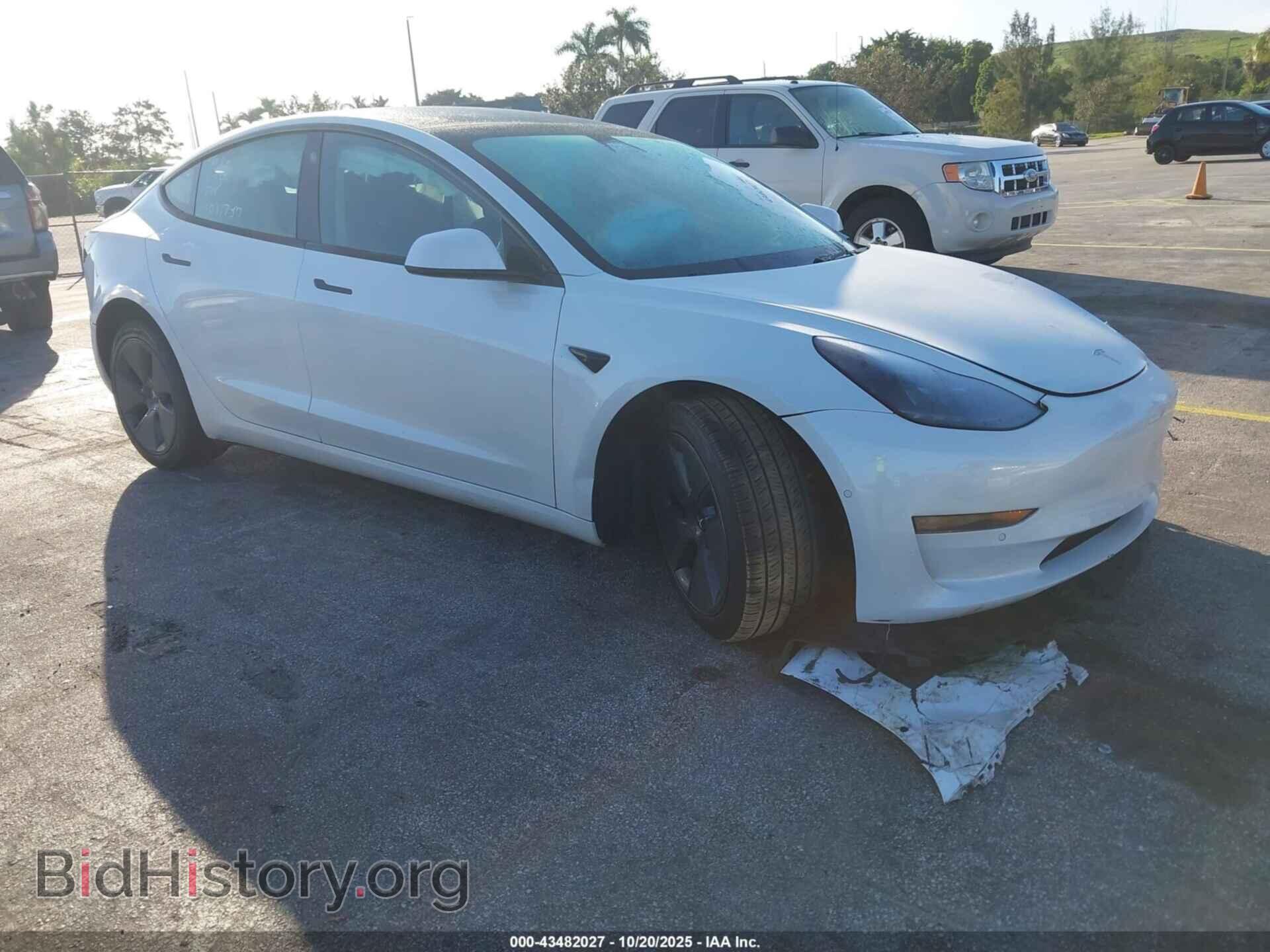 Photo 5YJ3E1EA2MF091737 - TESLA MODEL 3 2021