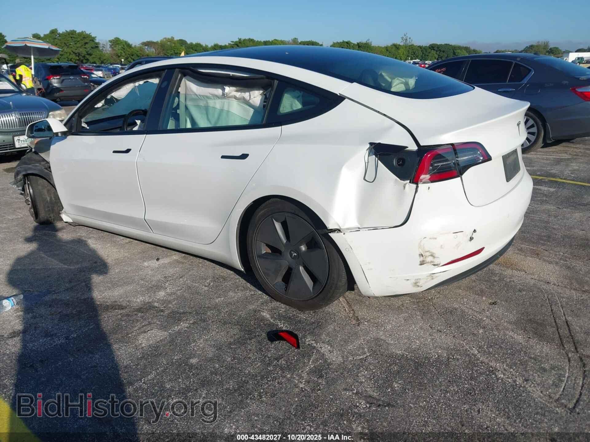 2021 TESLA MODEL 3 - VIN: 5YJ3E1EA2MF091737 - Фото 3