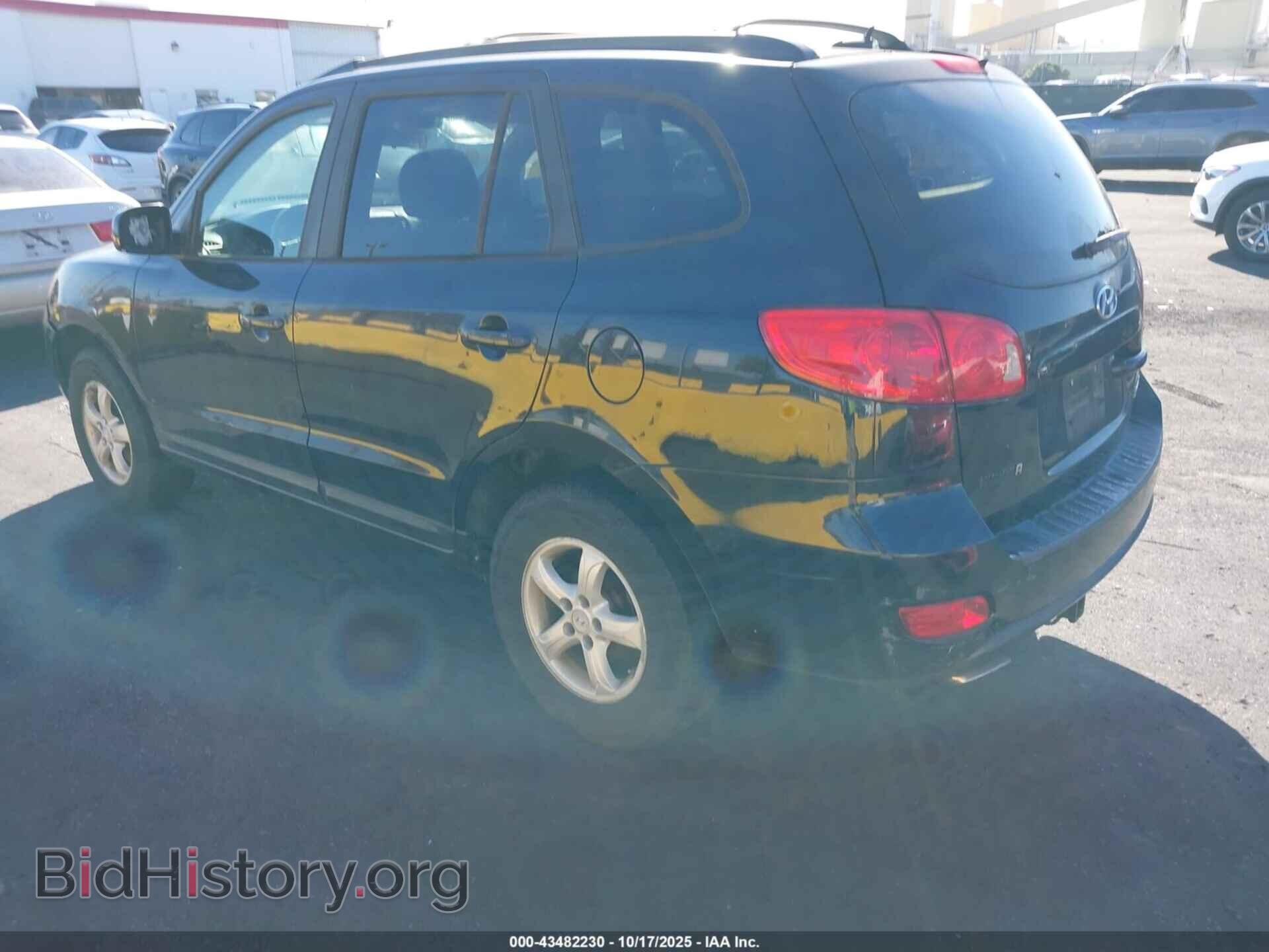 2007 HYUNDAI SANTA FE - VIN: 5NMSG13D97H050866 - Фото 3