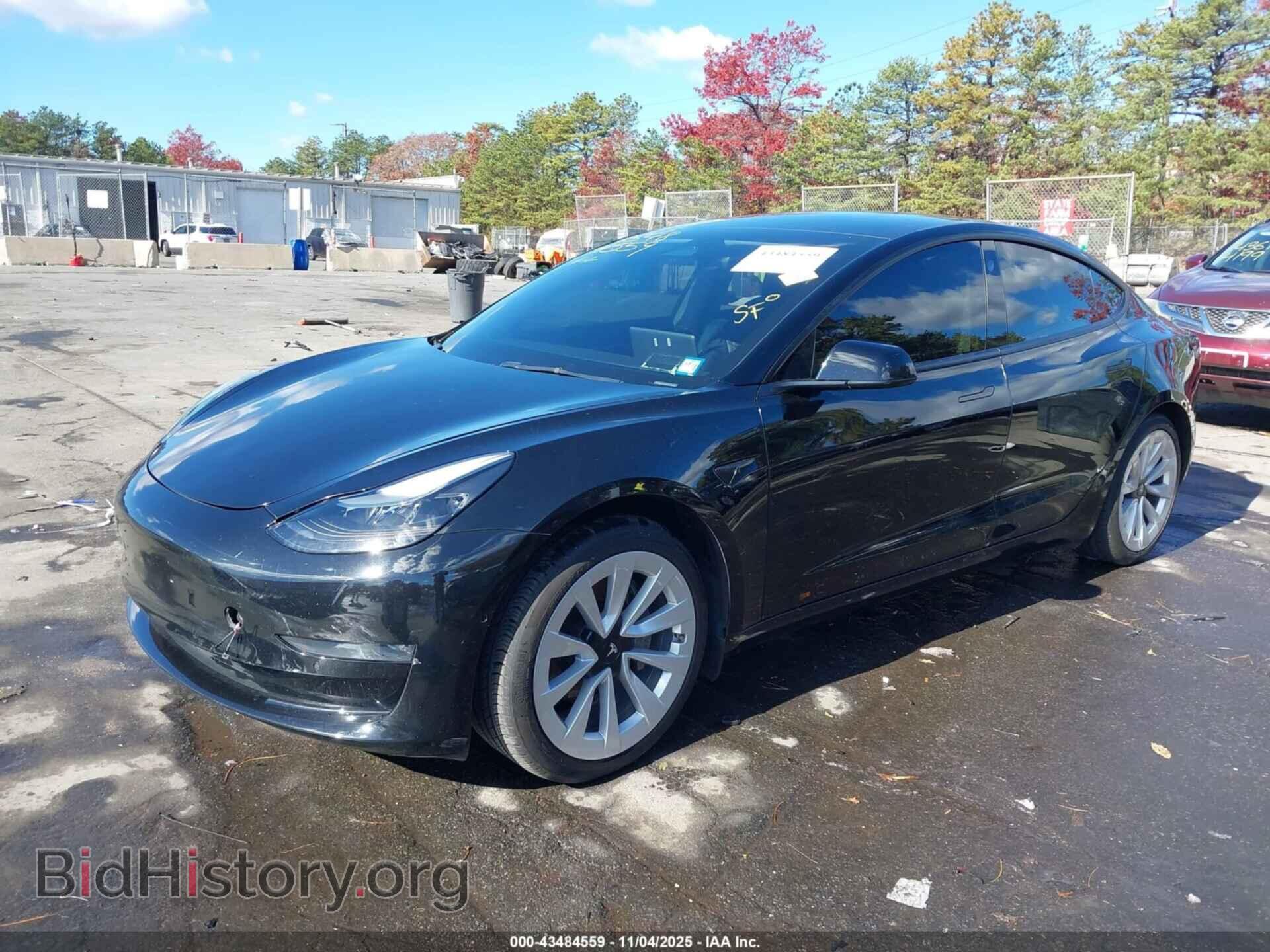 2022 TESLA MODEL 3 - VIN: 5YJ3E1EB8NF182120 - Фото 2