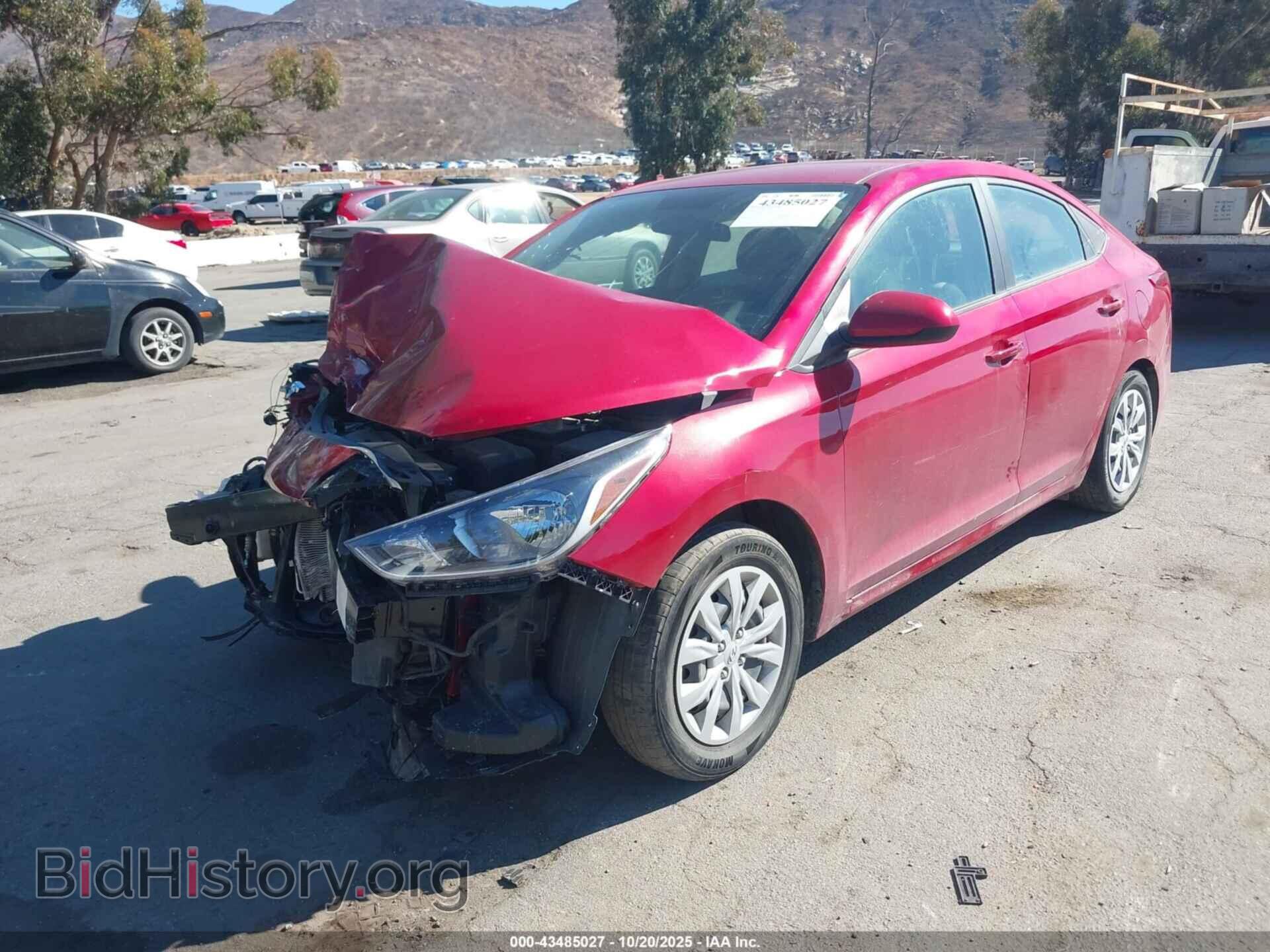 2022 HYUNDAI ACCENT - VIN: 3KPC24A67NE171604 - Фото 2