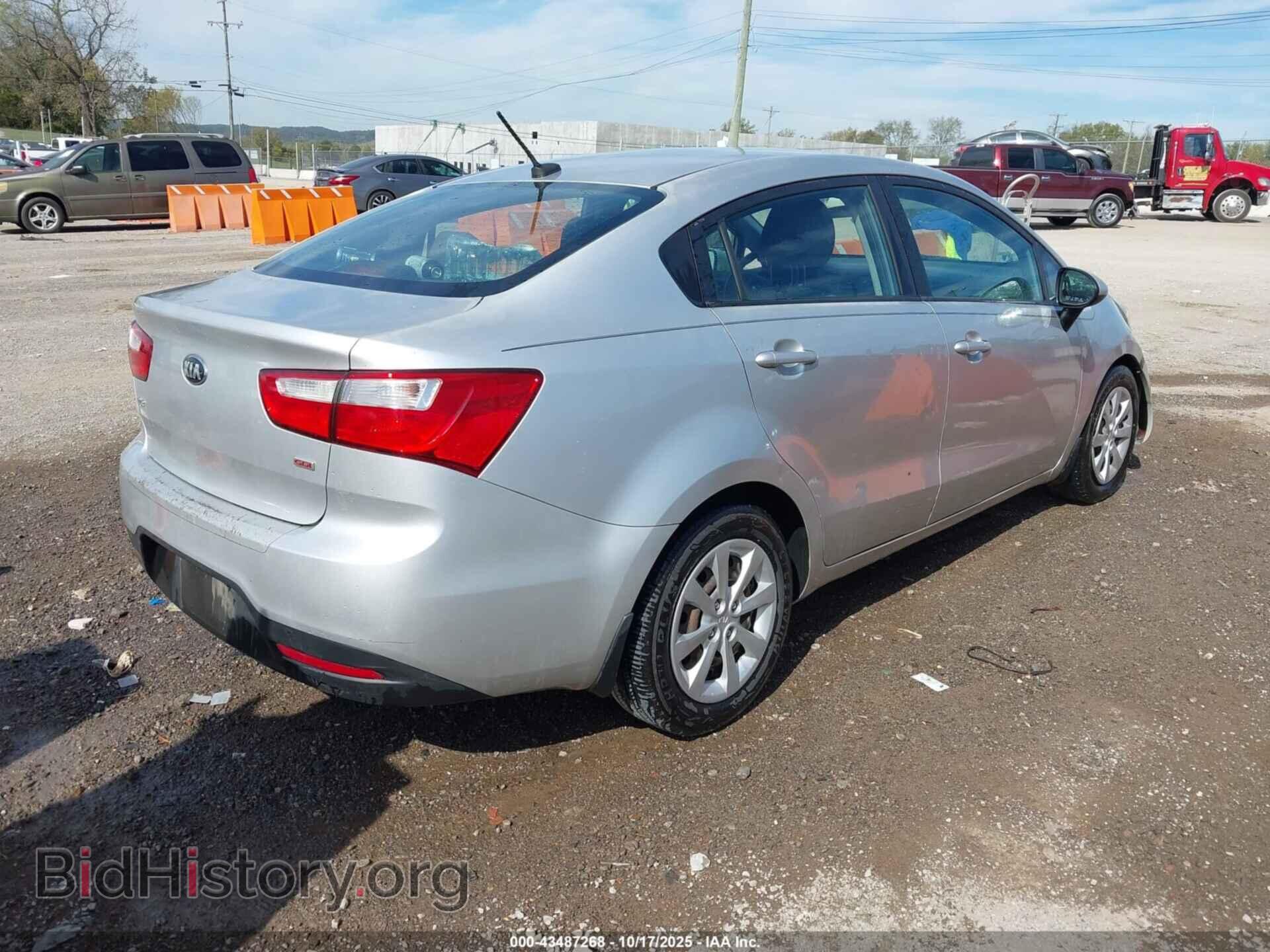 2015 KIA RIO - VIN: KNADM4A3XF6495655 - Фото 4