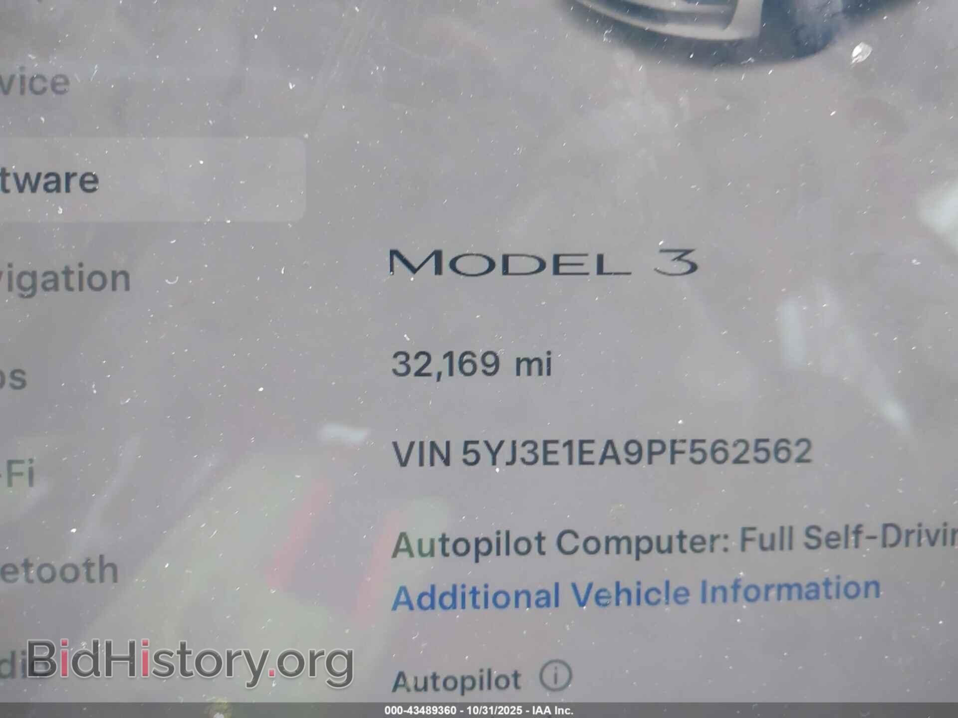 2023 TESLA MODEL 3 - VIN: 5YJ3E1EA9PF562562 - Фото 7