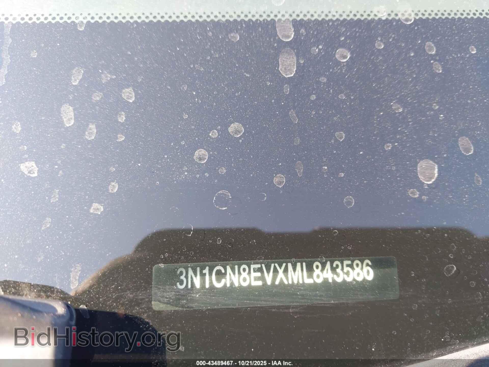 2021 NISSAN VERSA - VIN: 3N1CN8EVXML843586 - Фото 9