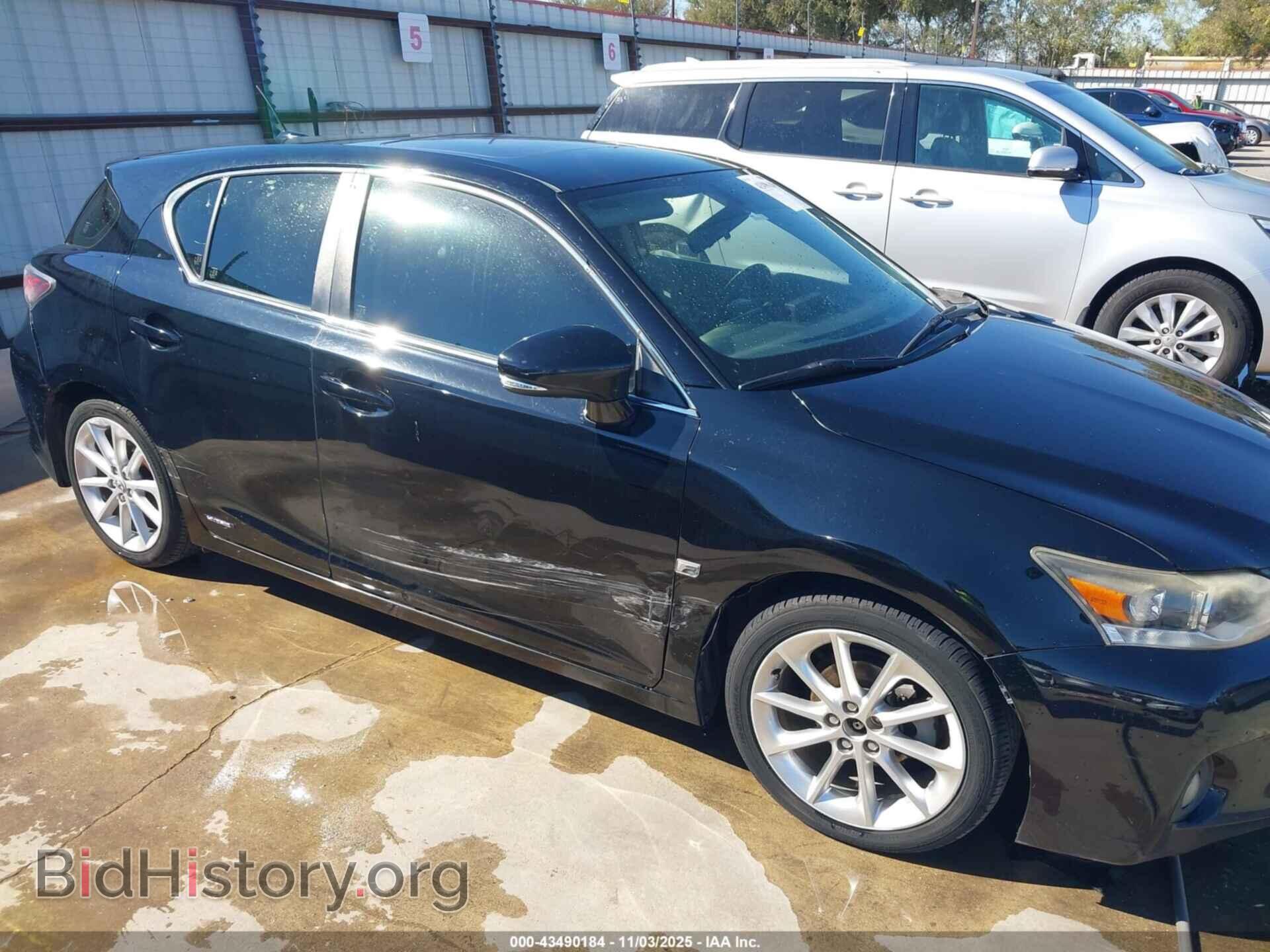 2012 LEXUS CT 200H - VIN: JTHKD5BH5C2119022 - Фото 6