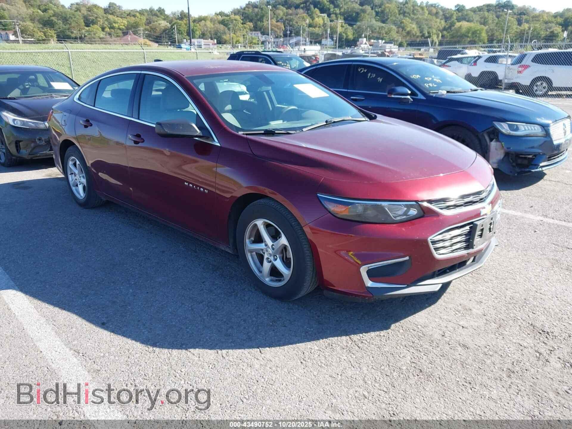 Photo 1G1ZB5ST5GF265860 - CHEVROLET MALIBU 2016