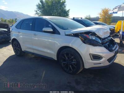 2015 Ford EDGE Sport, white — VIN 2FMPK4AP7FBB85730, IAAI