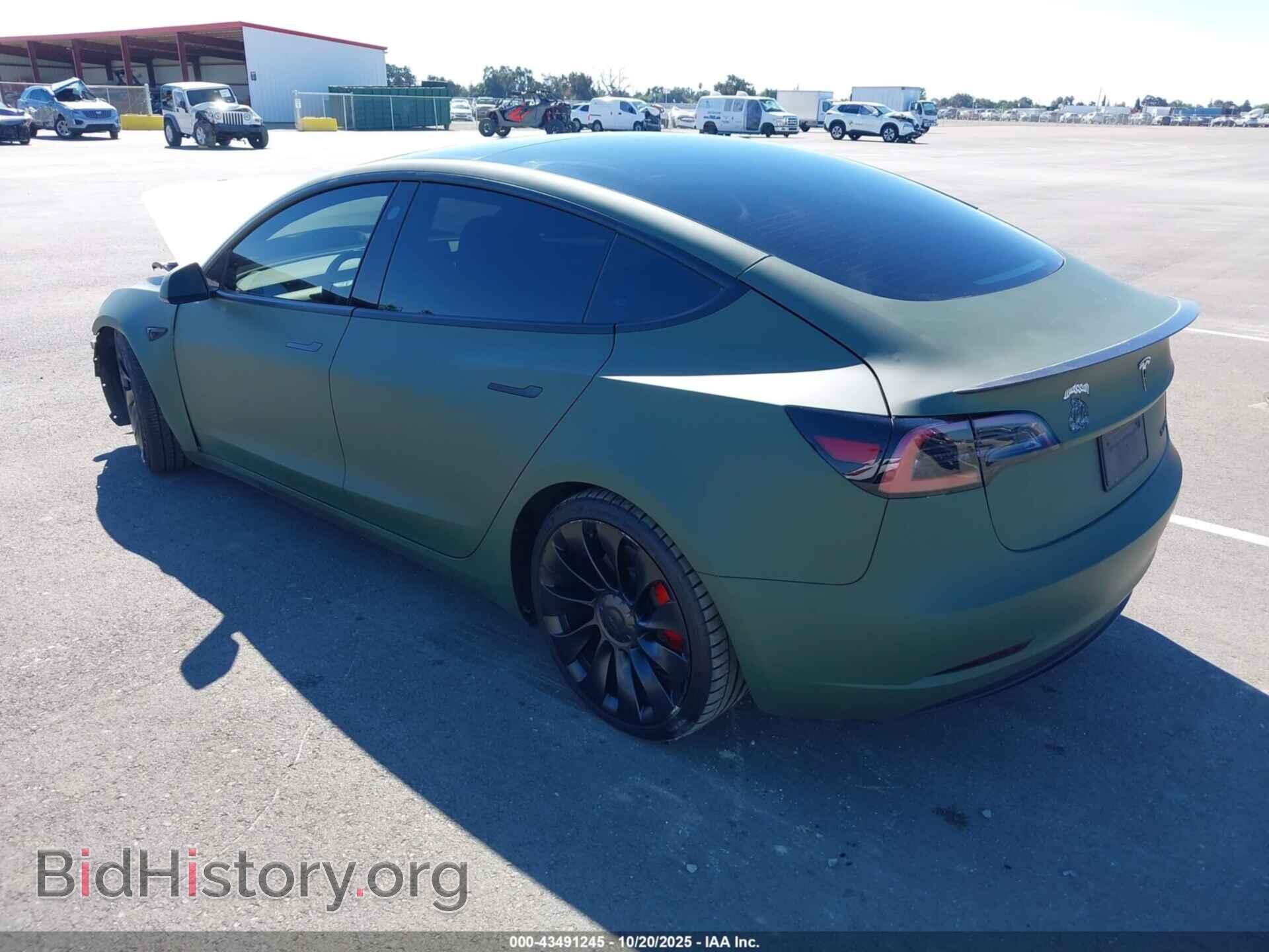 2022 TESLA MODEL 3 - VIN: 5YJ3E1EC8NF298264 - Фото 3