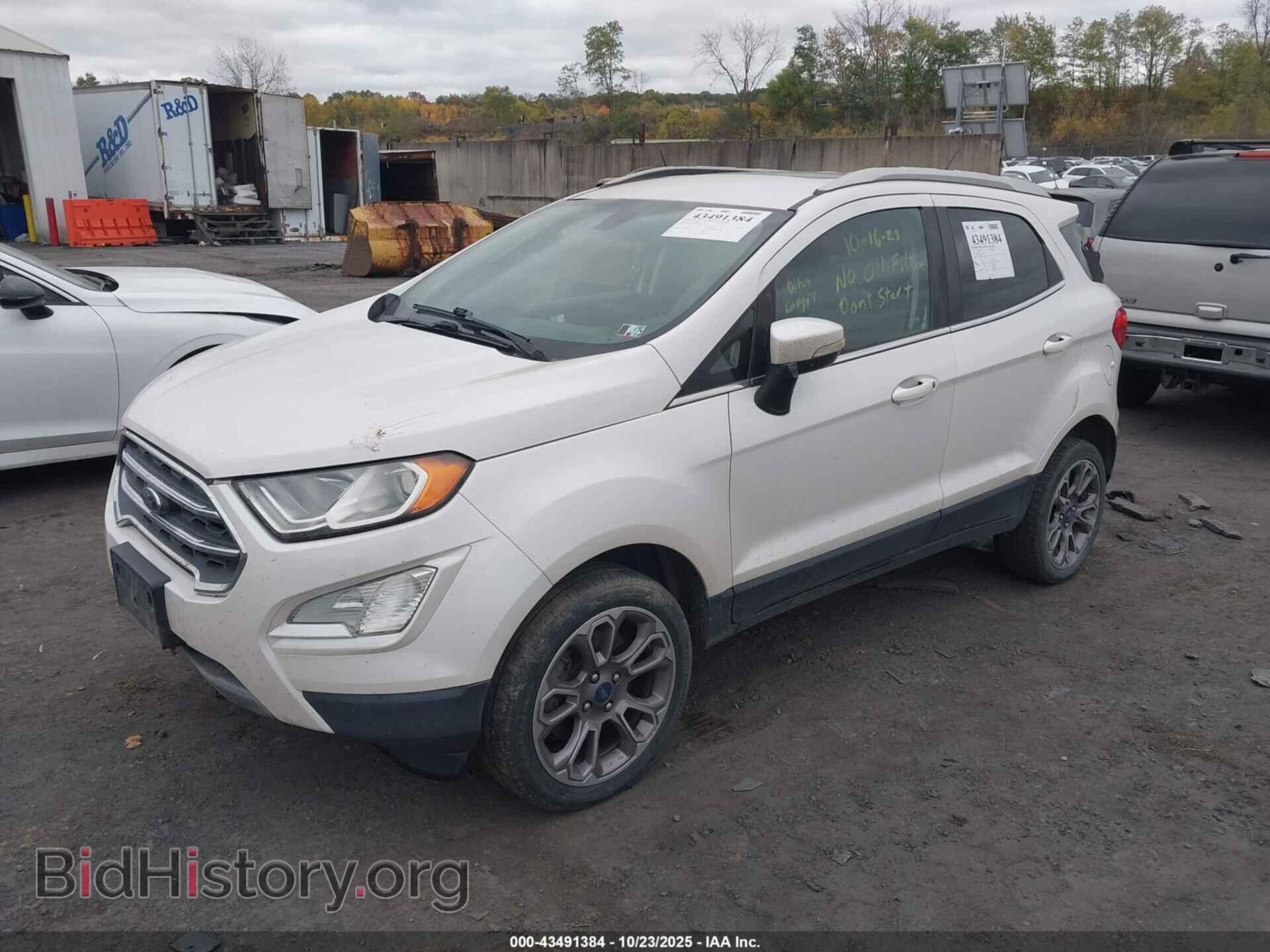 2019 FORD ECOSPORT - VIN: MAJ6S3KL5KC302422 - Фото 2