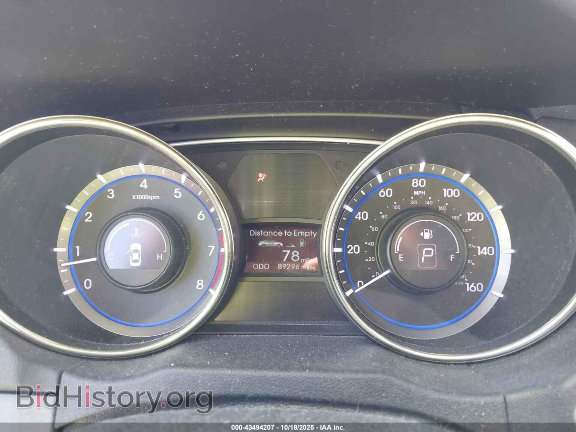 2012 HYUNDAI SONATA - VIN: 5NPEC4AC0CH416831 - Фото 7
