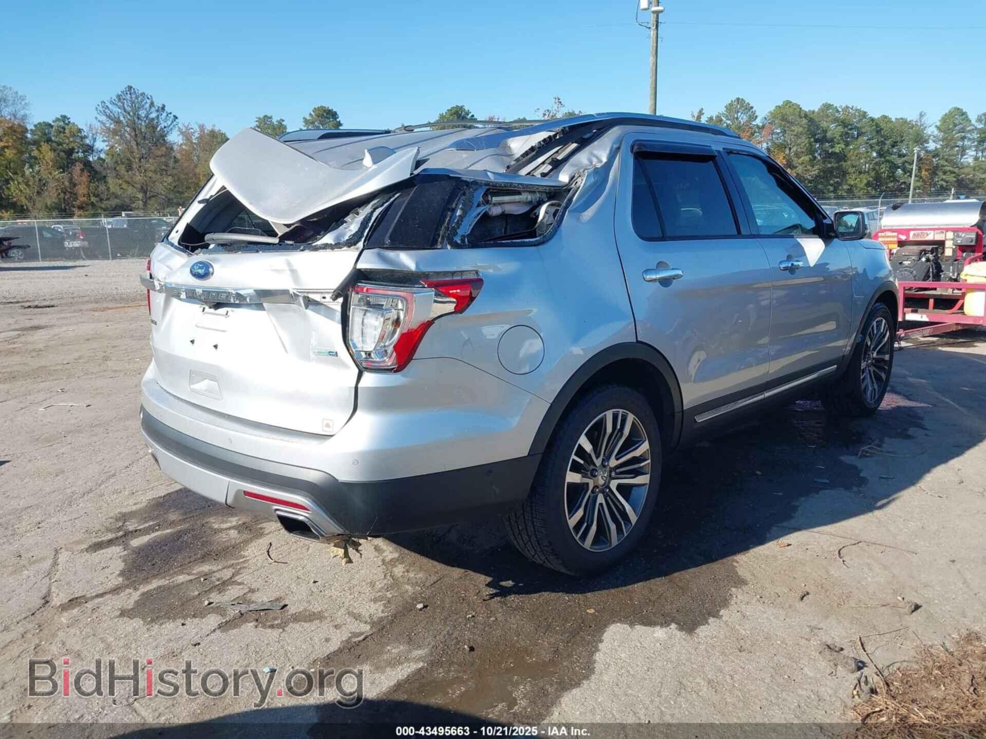 2016 FORD EXPLORER - VIN: 1FM5K8HT5GGA68918 - Фото 4