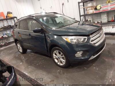 2019 Ford ESCAPE SE, blue — VIN 1FMCU9GD5KUB75981, IAAI