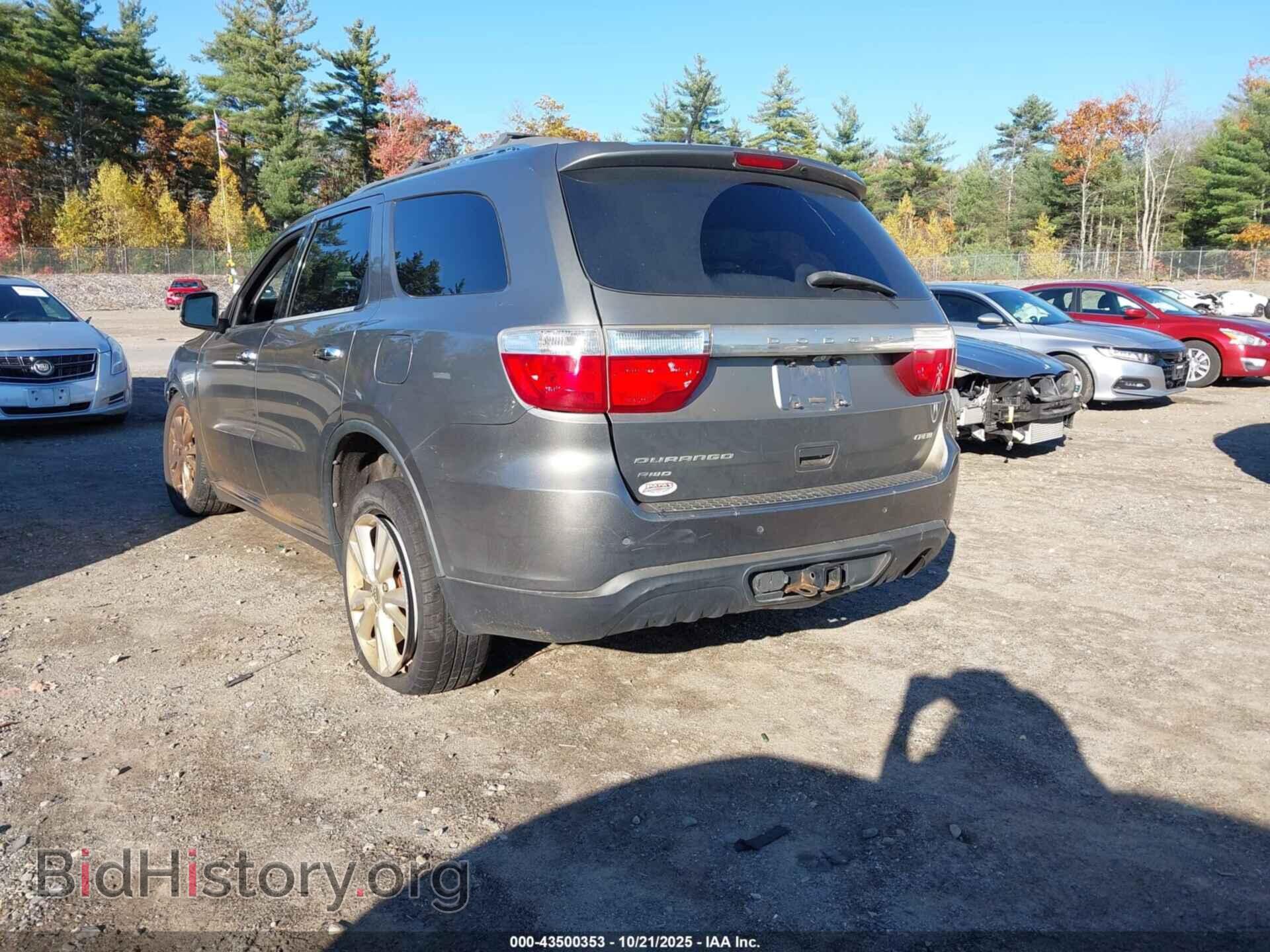 2013 DODGE DURANGO - VIN: 1C4RDJDG5DC597398 - Фото 3