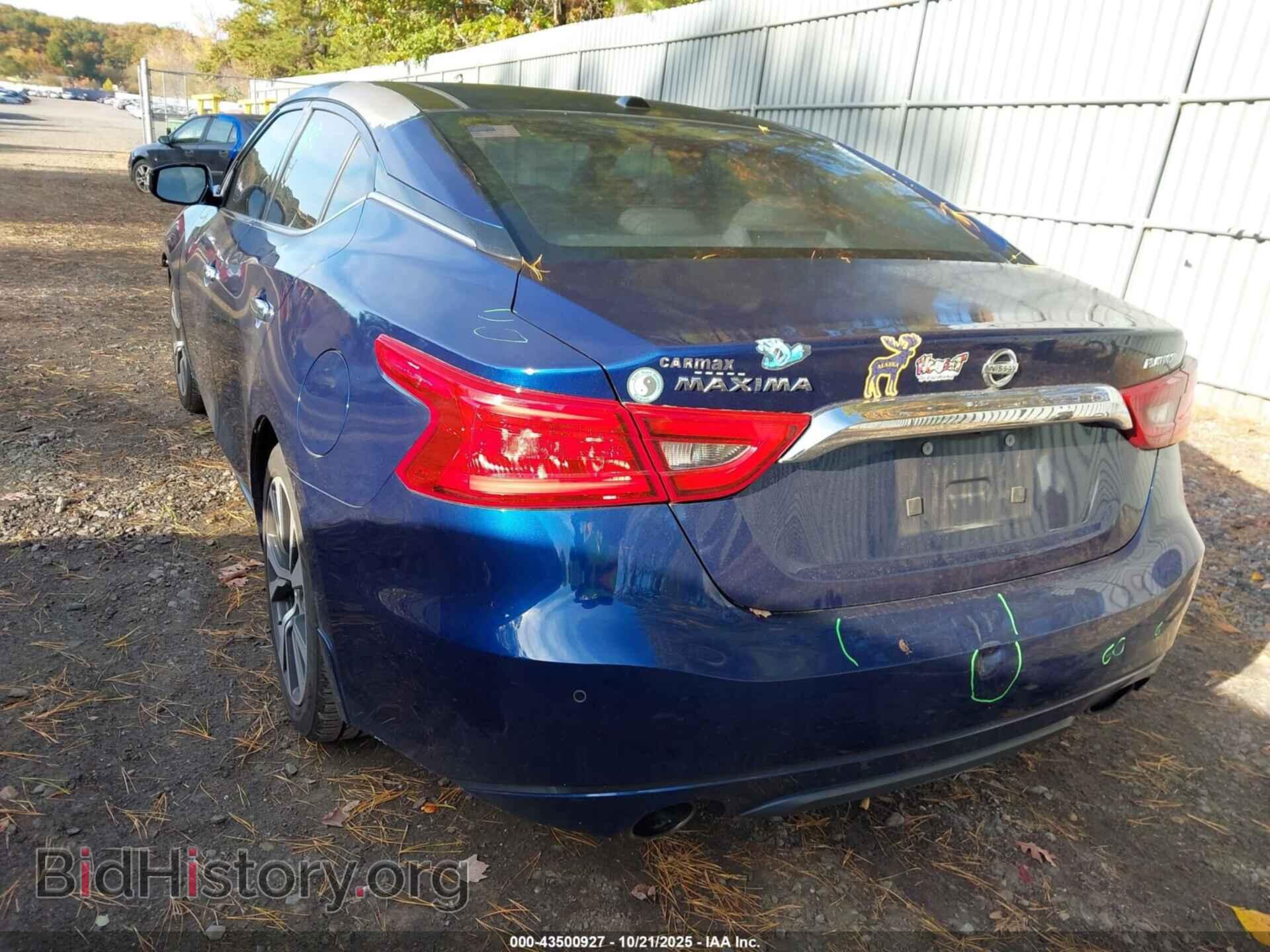 2016 NISSAN MAXIMA - VIN: 1N4AA6AP2GC401435 - Фото 3