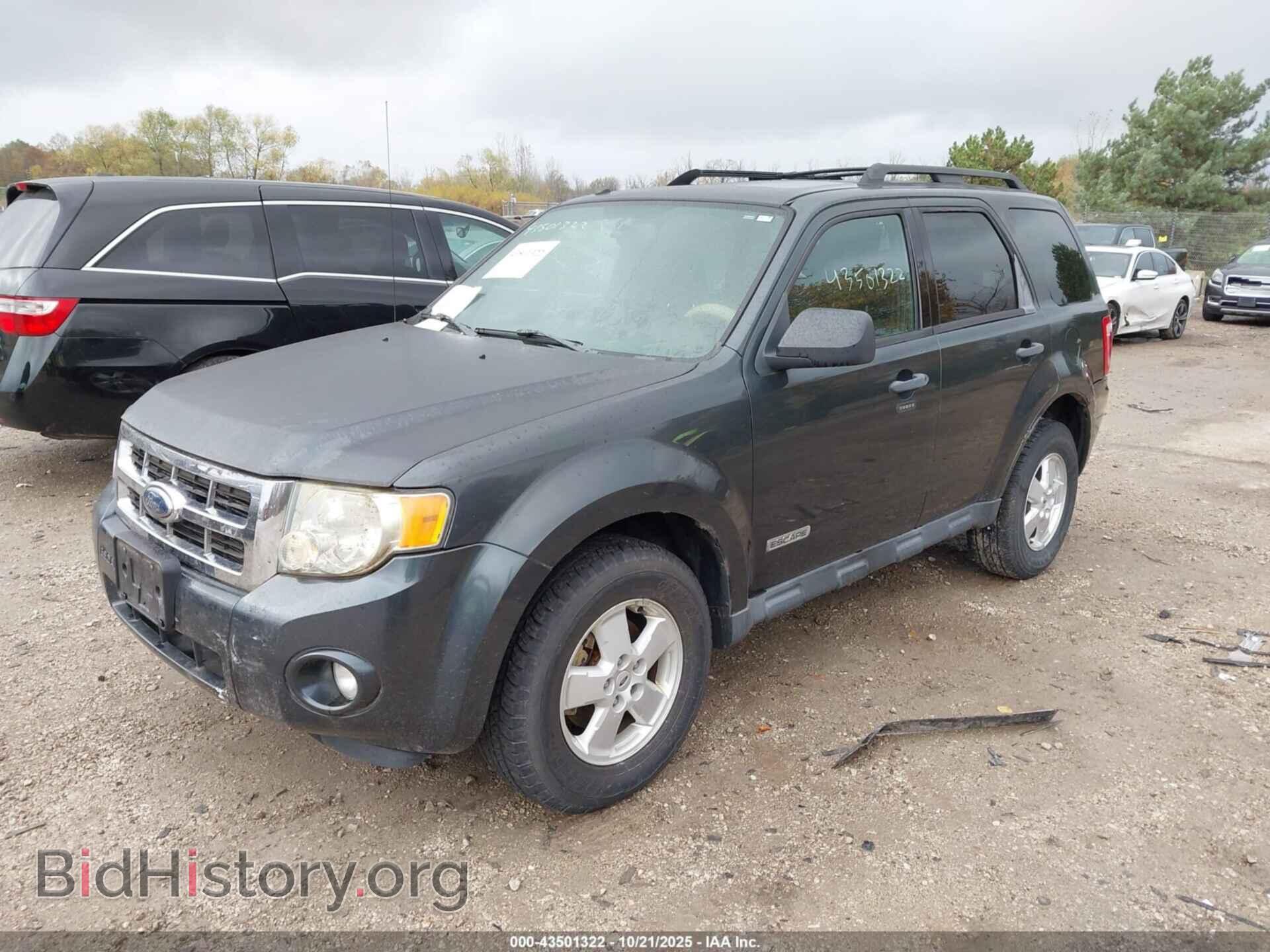 2008 FORD ESCAPE - VIN: 1FMCU03Z98KC38663 - Фото 2