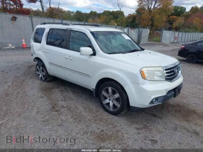 2012 Honda PILOT Touring, белый — VIN 5FNYF4H96CB050113, IAAI