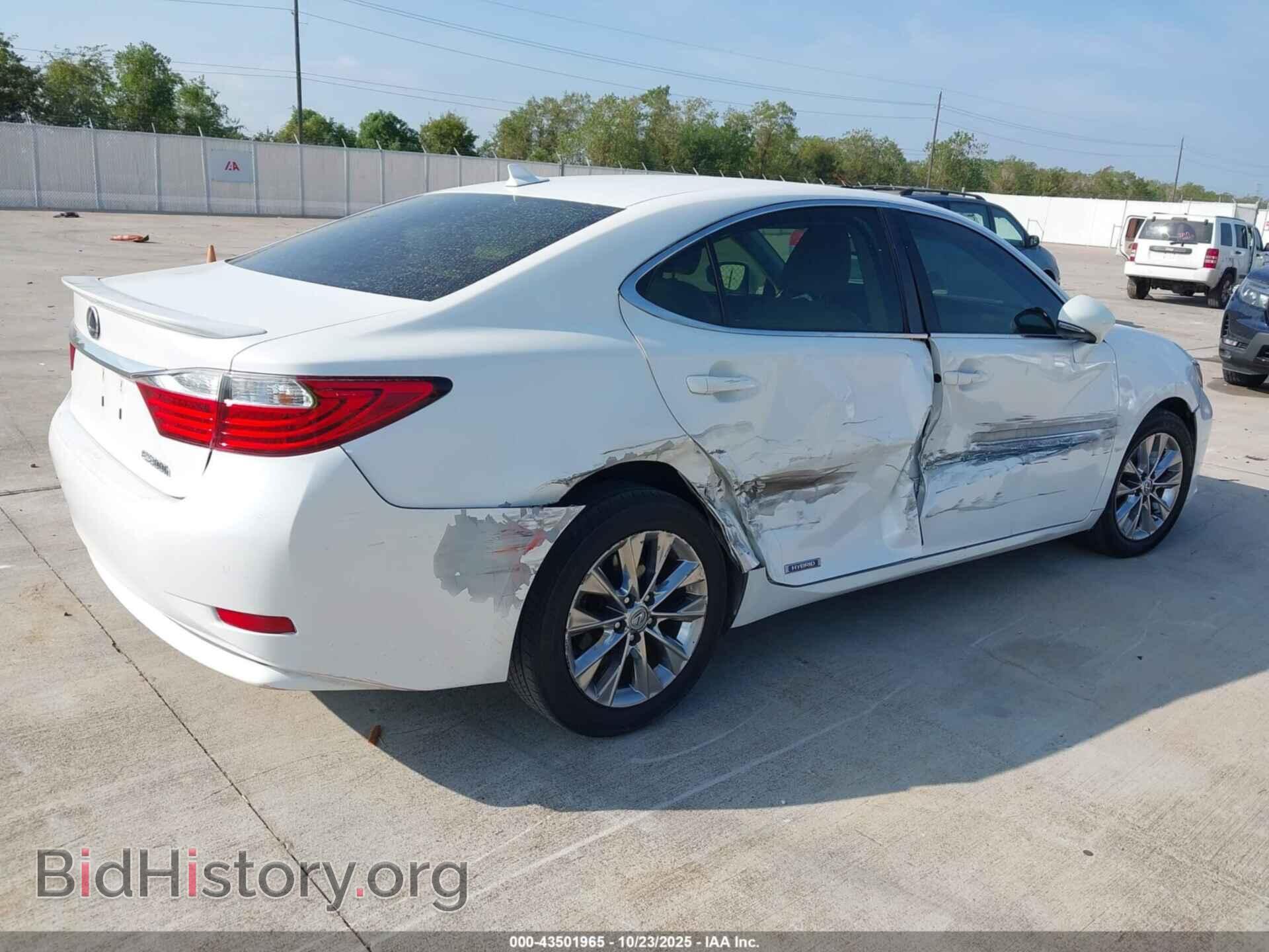 2014 LEXUS ES 300H - VIN: JTHBW1GG4E2041404 - Фото 4