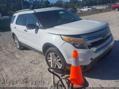 2015 Ford EXPLORER XLT, белый — VIN 1FM5K7D84FGC57134, IAAI