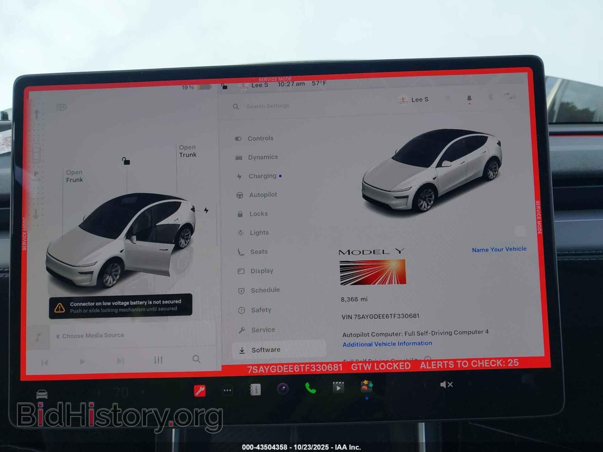2026 TESLA MODEL Y - VIN: 7SAYGDEE6TF330681 - Фото 7