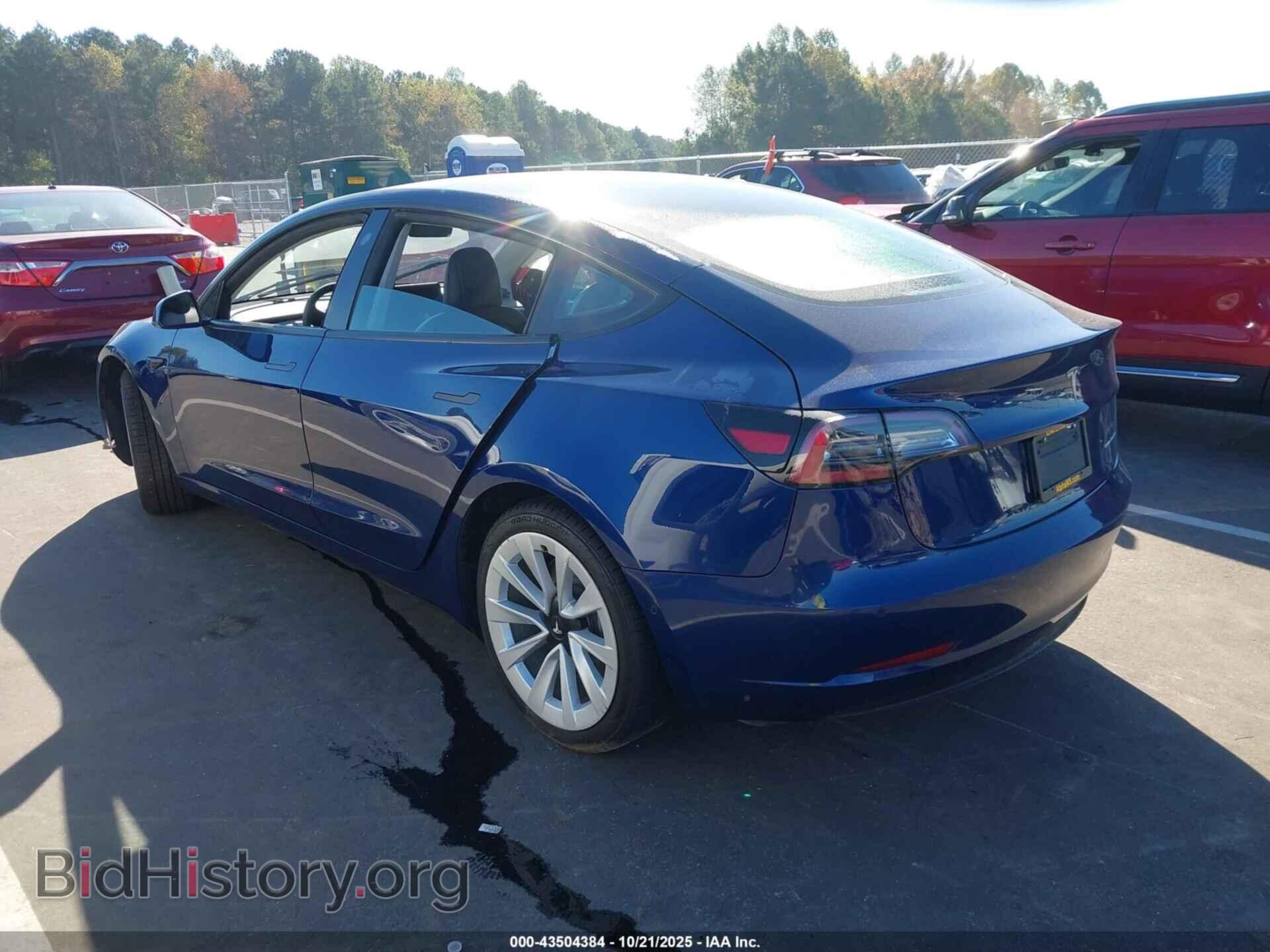 2022 TESLA MODEL 3 - VIN: 5YJ3E1EB5NF198582 - Фото 3