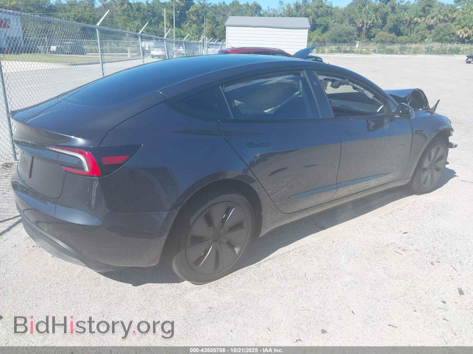 2025 TESLA MODEL 3 - VIN: 5YJ3E1EA0SF988066 - Фото 4