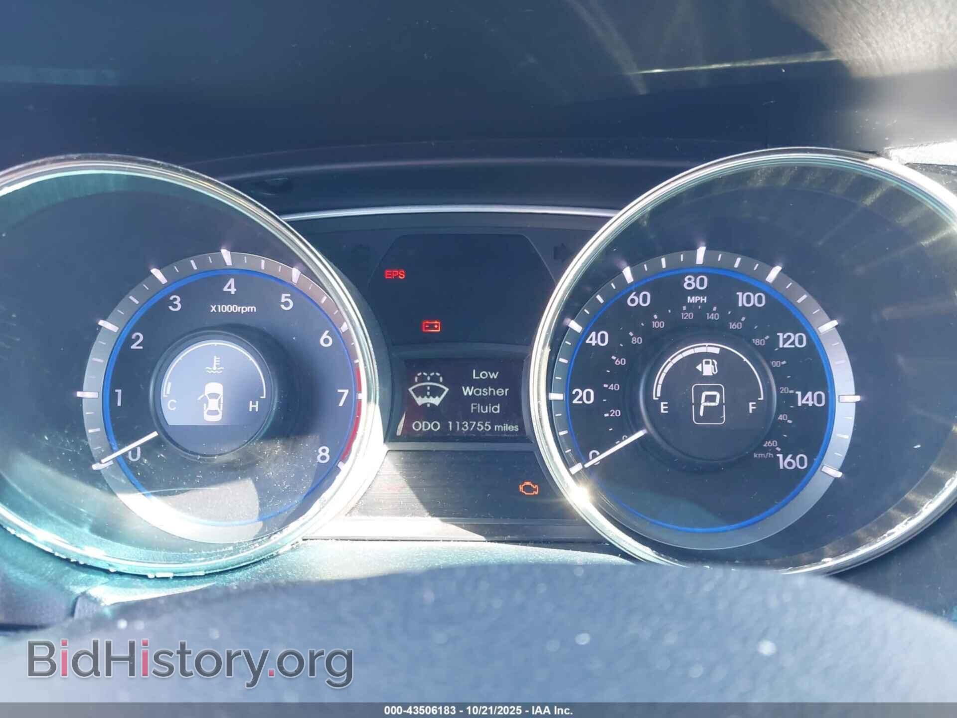 2012 HYUNDAI SONATA - VIN: 5NPEC4AB5CH432059 - Фото 7