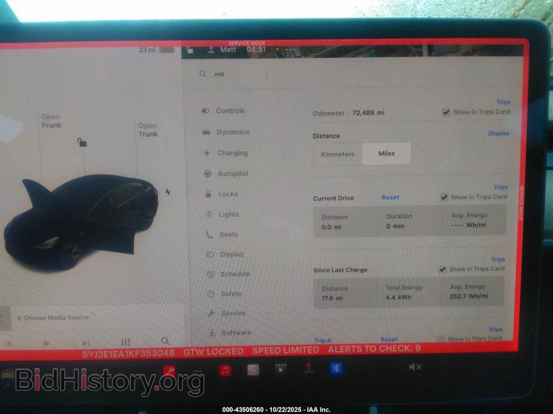 2019 TESLA MODEL 3 - VIN: 5YJ3E1EA1KF353048 - Фото 7