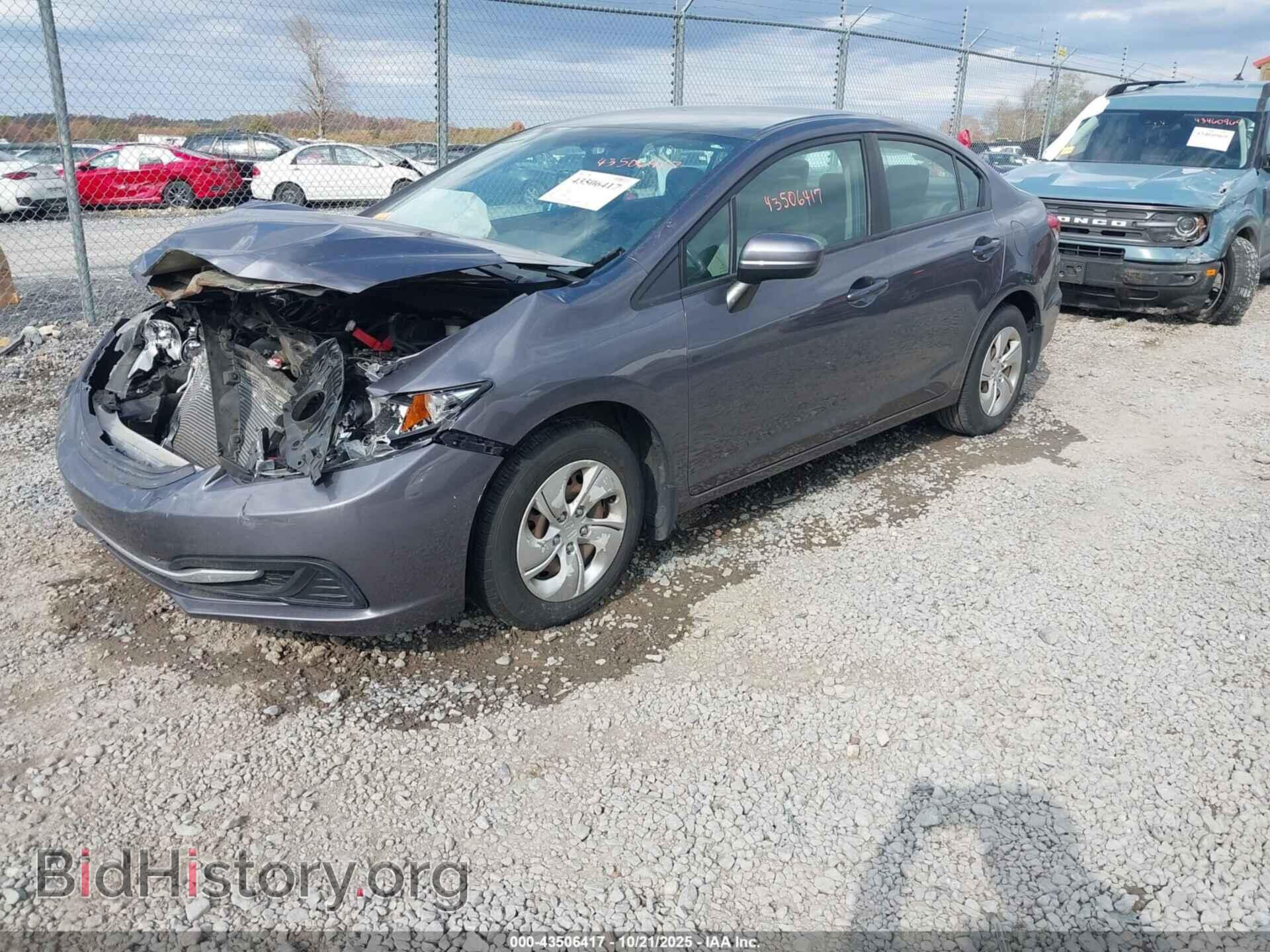 2015 HONDA CIVIC - VIN: 19XFB2F56FE109307 - Фото 2