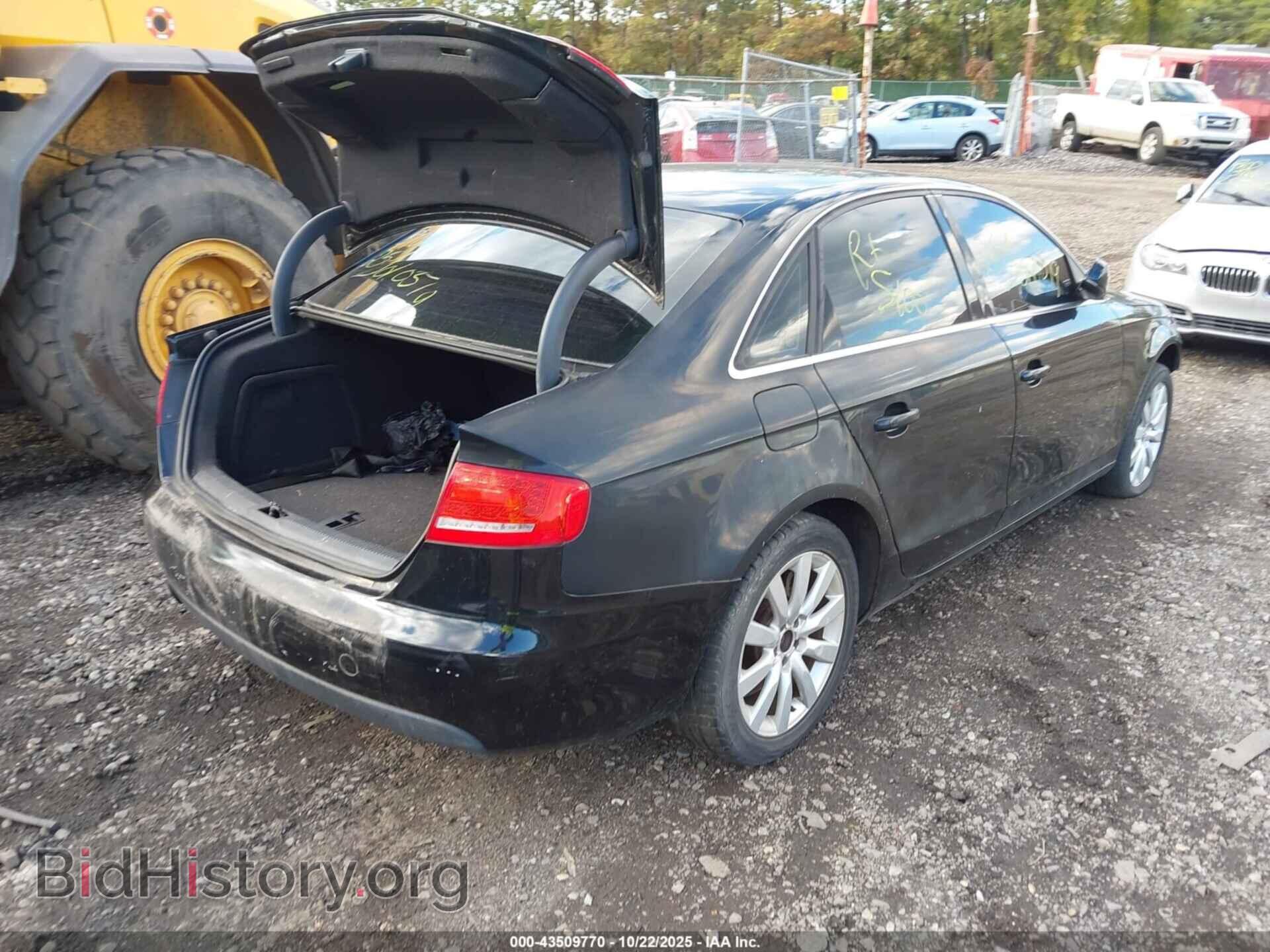 2012 AUDI A4 - VIN: WAUBFAFL8CA105766 - Фото 4