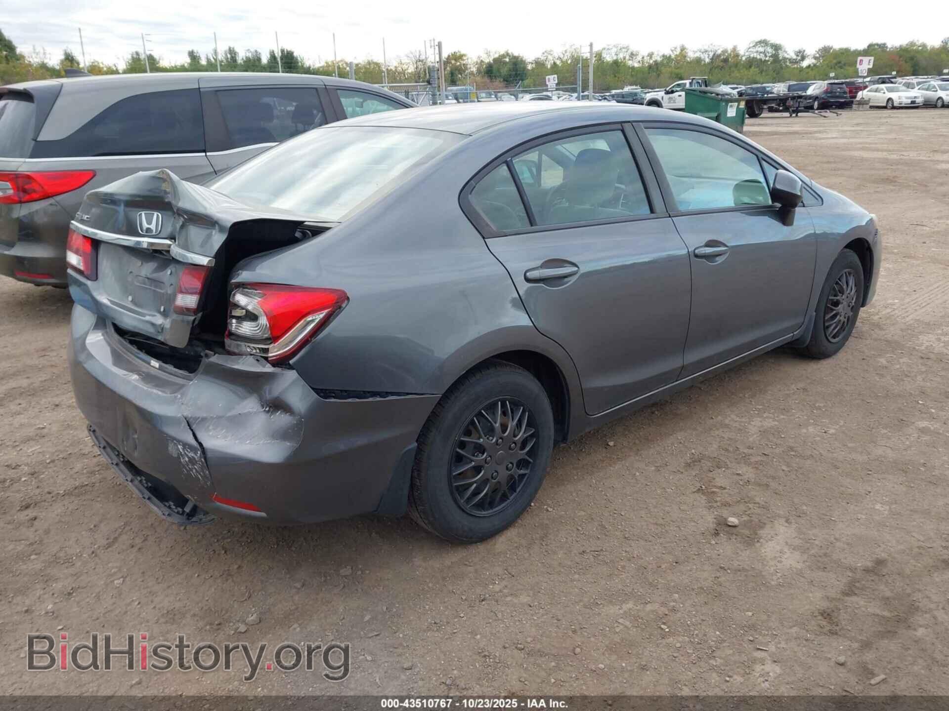 2013 HONDA CIVIC - VIN: 19XFB2F54DE004147 - Фото 4